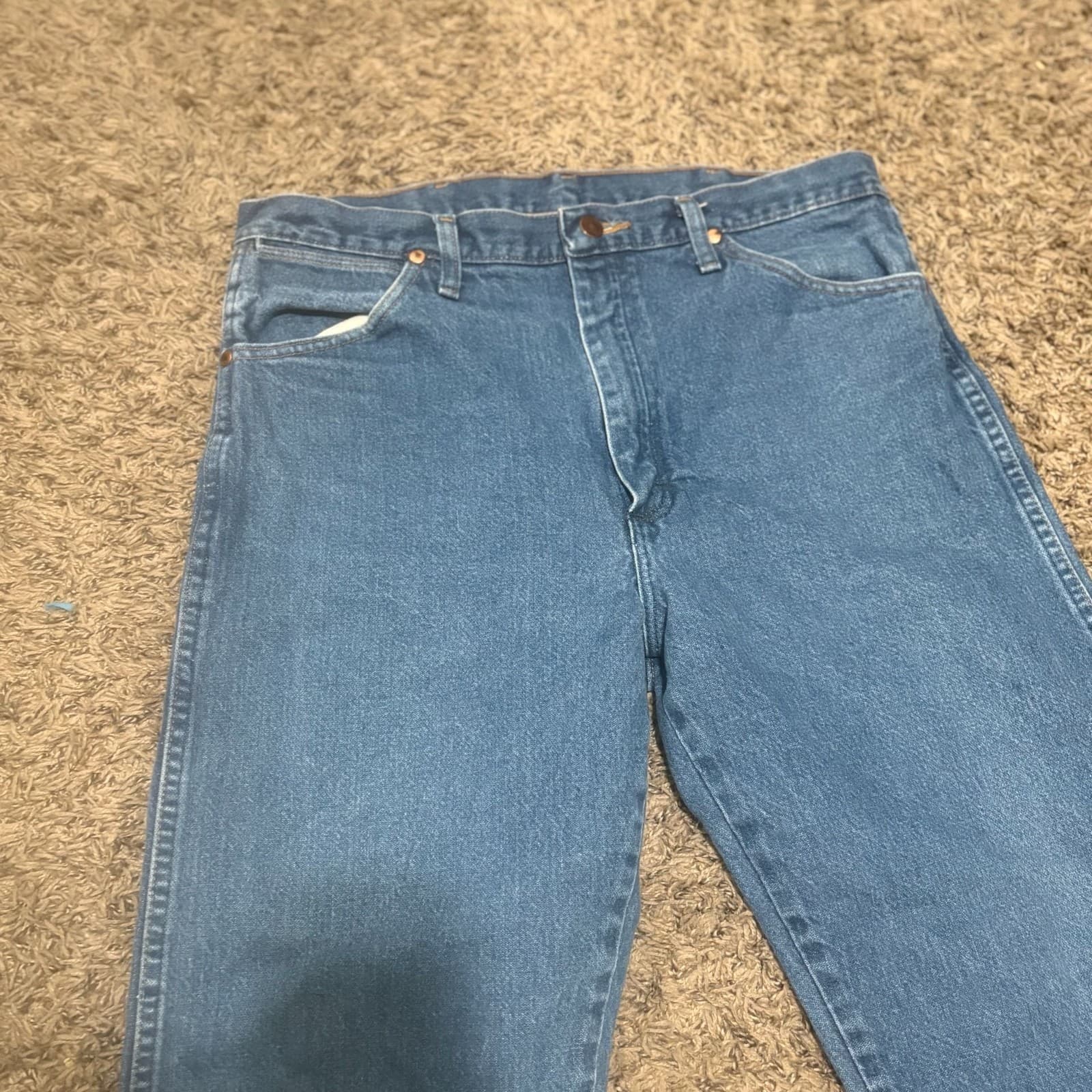 Wrangler 13MWZ Cowboy Cut Original Fit Jeans 35x34 - Thumbnail 3