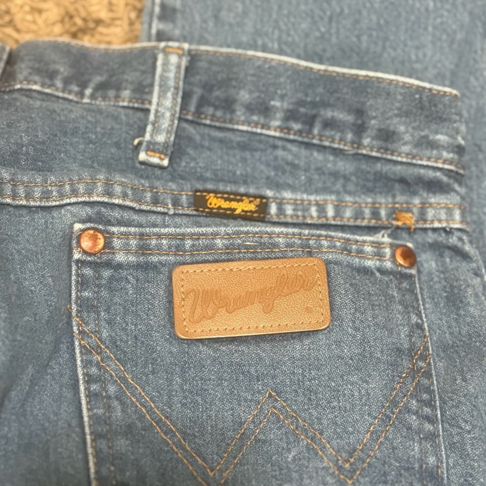 Wrangler 13MWZ Cowboy Cut Original Fit Jeans 35x34 - Thumbnail 4