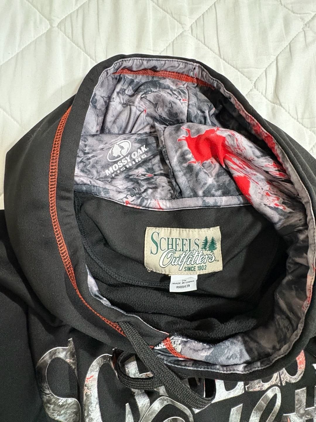 Scheels Outfitters Mossy Oak Camo Logo Performance Hoodie - Thumbnail 5
