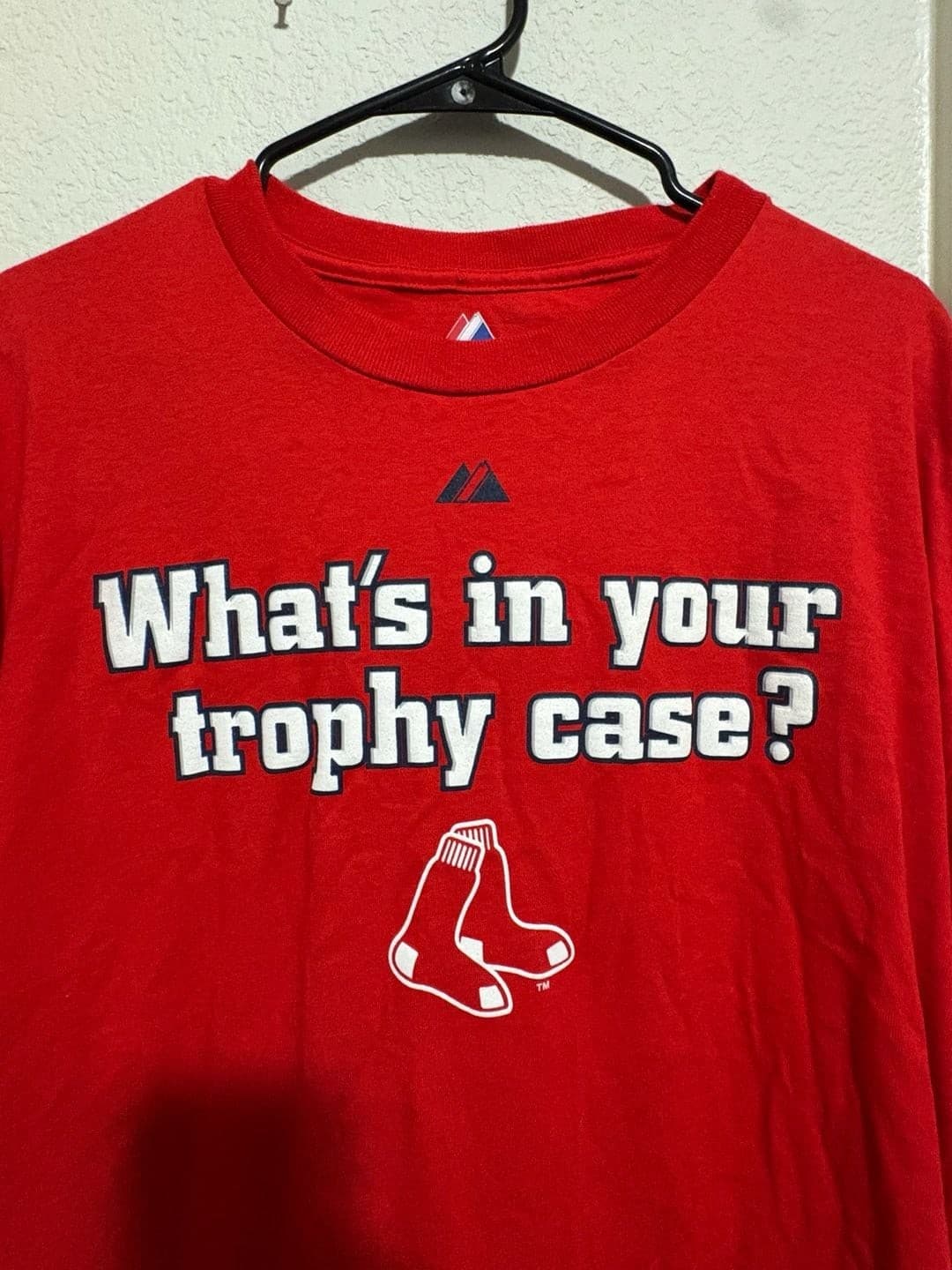 Majestic Boston Red Sox What's In Your Trophy Case T-Shirt Red - Thumbnail 3