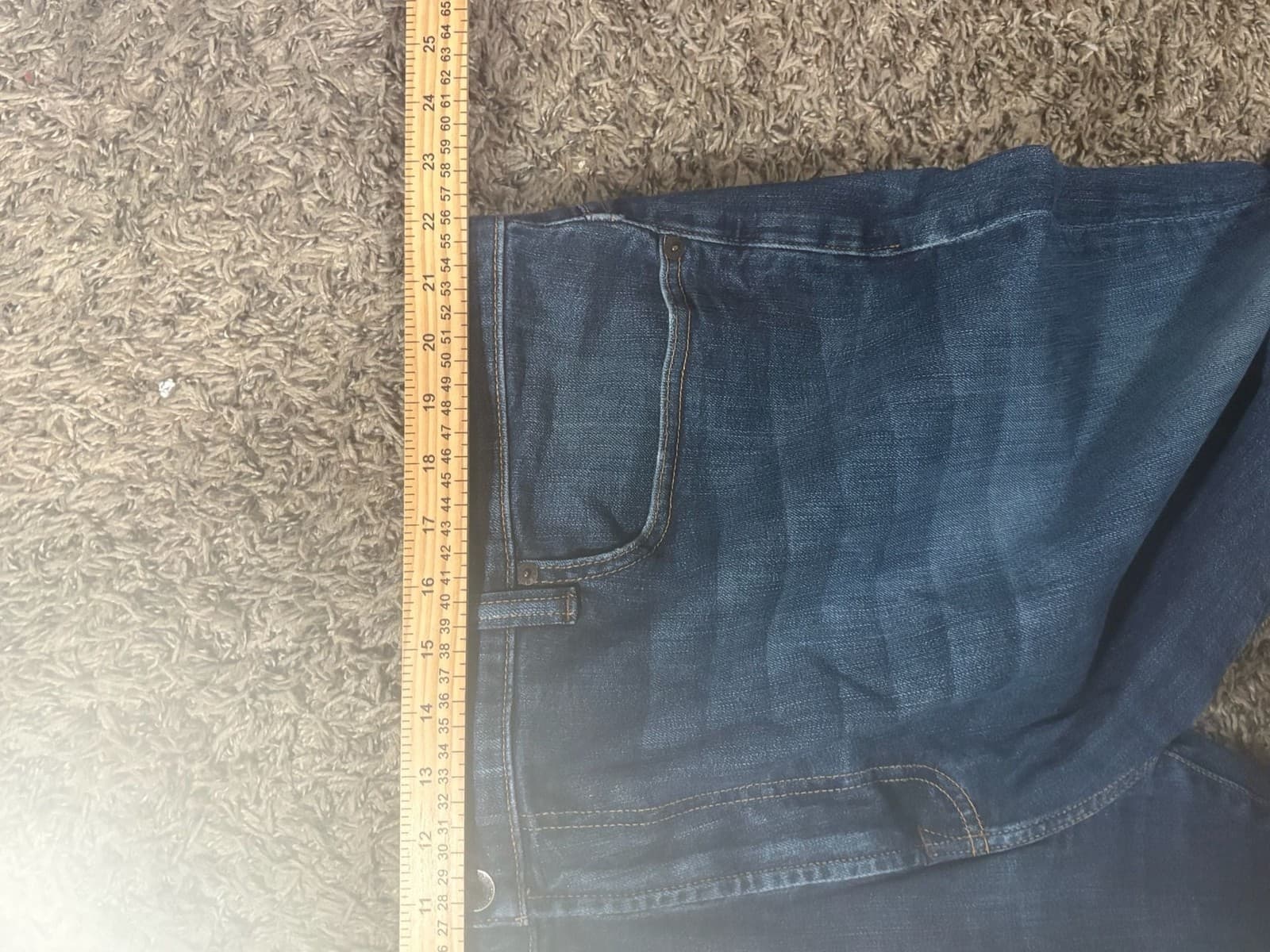 Lucky Brand 181 Relaxed Straight Jeans 44x30 - Thumbnail 9