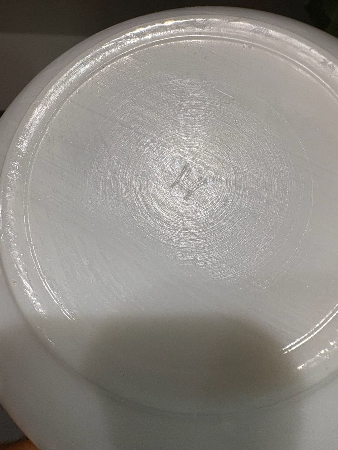 Vintage Hazel Atlas Tom and Jerry Milk Glass Christmas Punch Bowl Set with 6 Cup - Thumbnail 11
