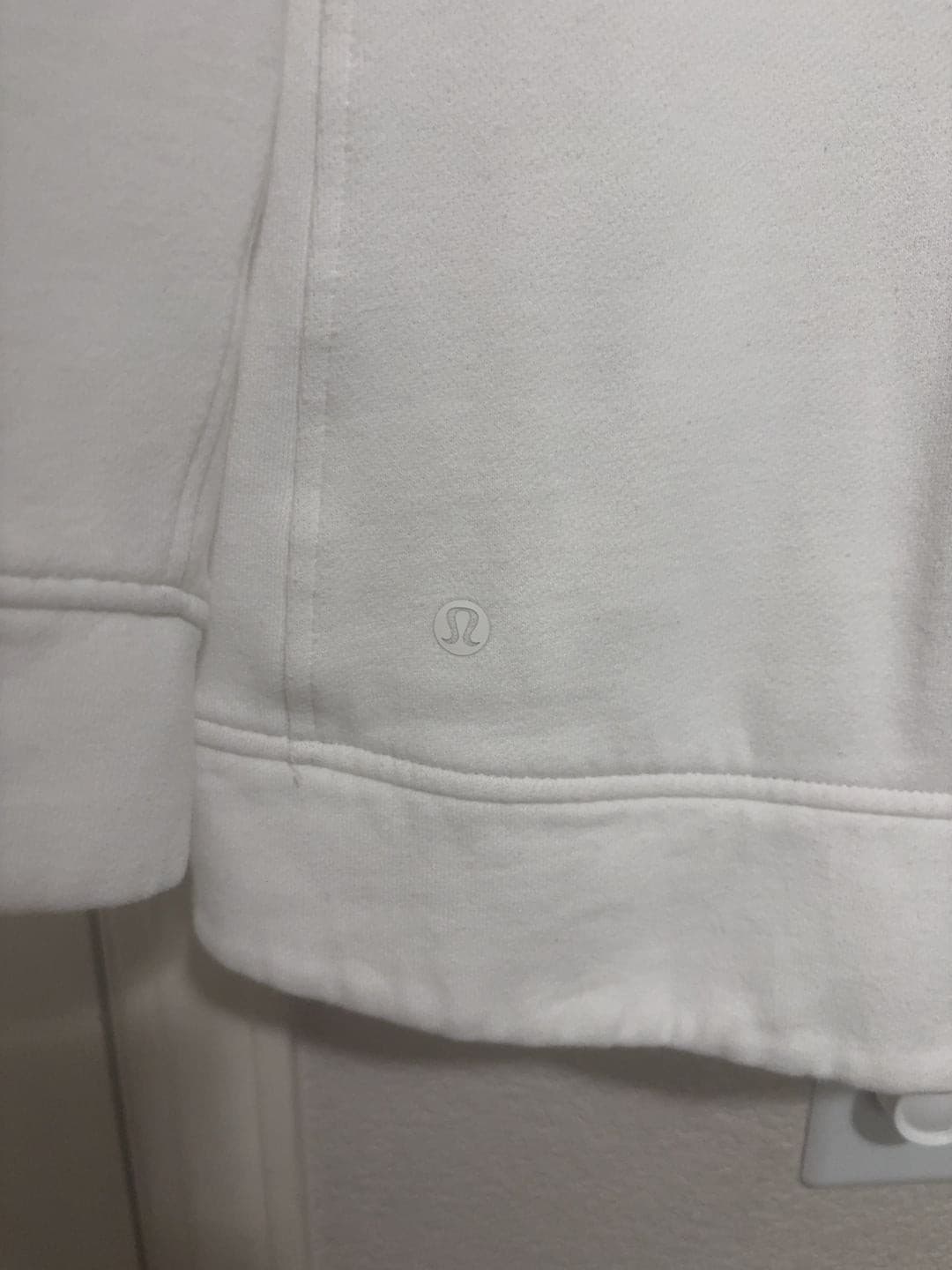 Lululemon Quilted Moto Sweatshirt Jacket White - Thumbnail 7
