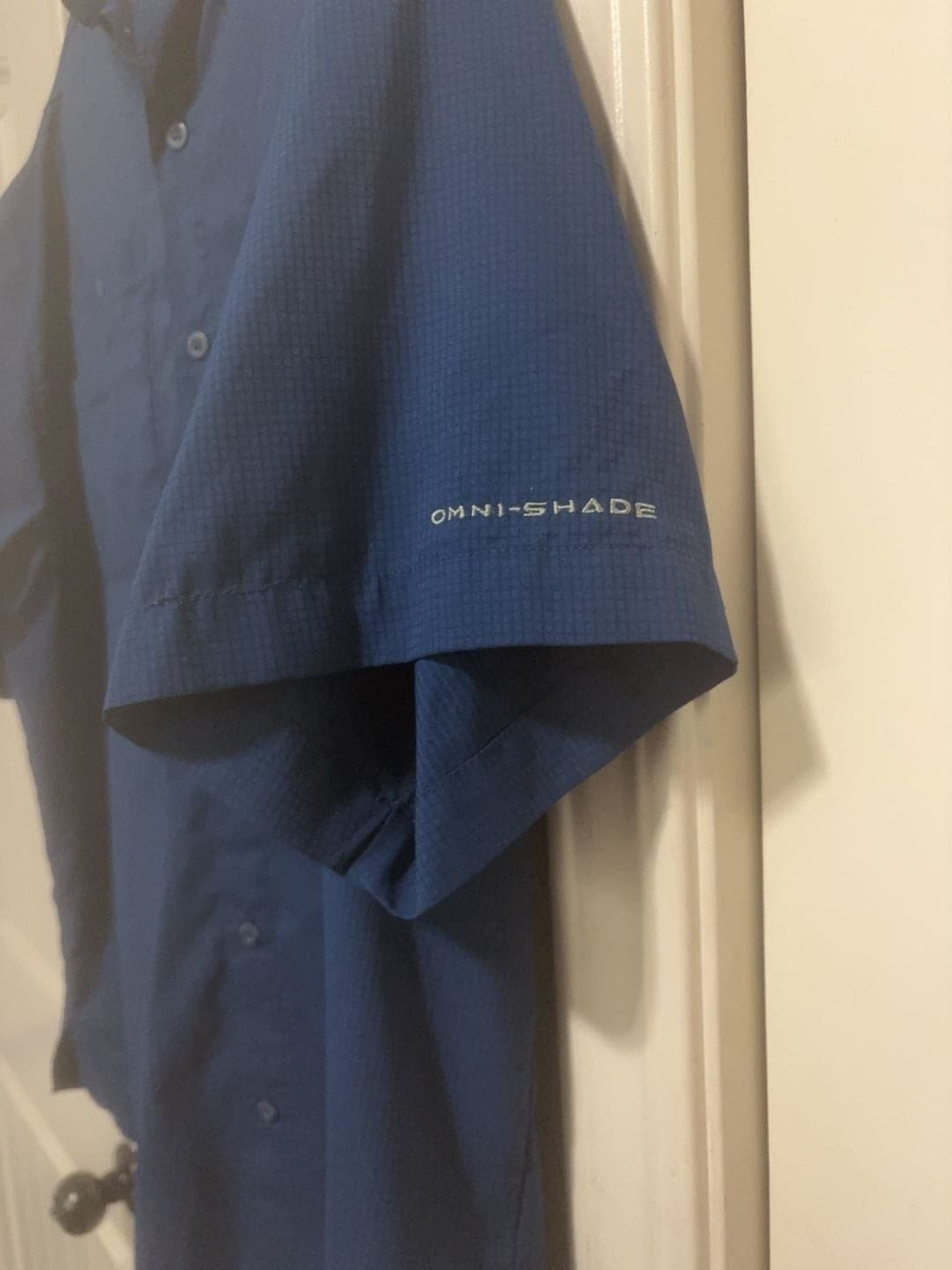 Columbia PFG Omni-Shade Short Sleeve Fishing Shirt Size Large - Thumbnail 3