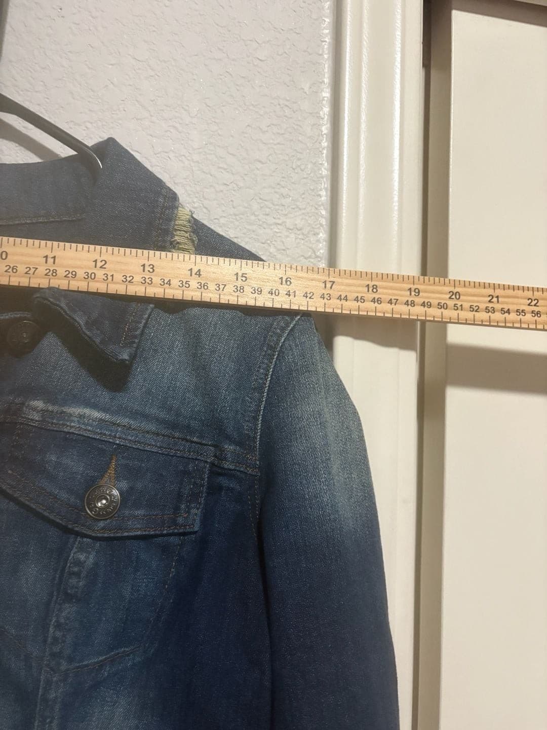 G by Guess Distressed Denim Jacket Size L - Thumbnail 5