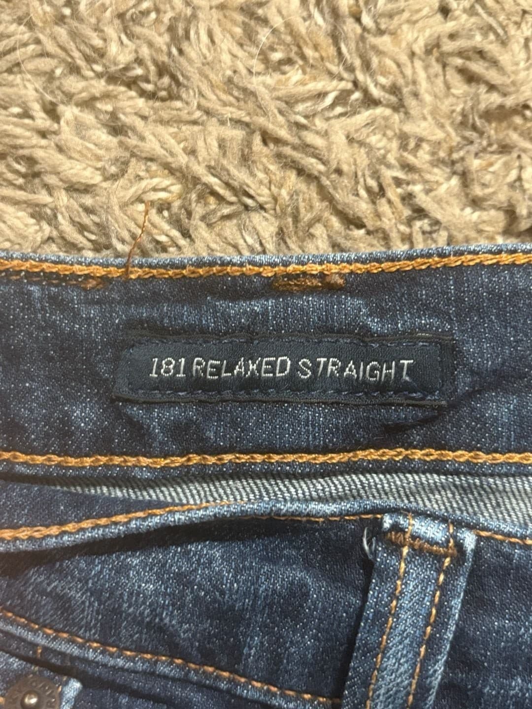 Lucky Brand 181 Relaxed Straight Jeans 44x30 - Thumbnail 3