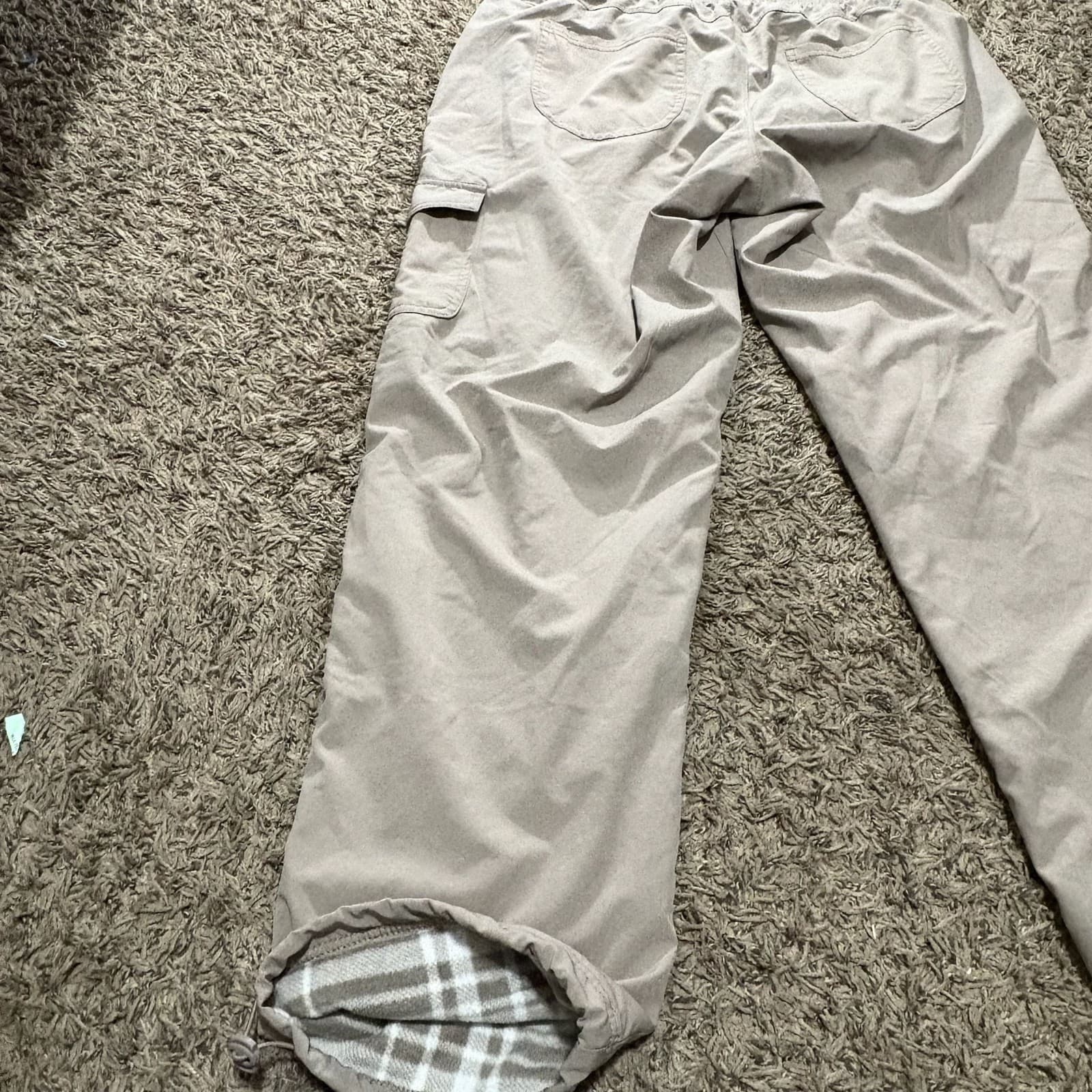 Eddie Bauer Fleece Lined Cargo Pants Size L/G - Thumbnail 7