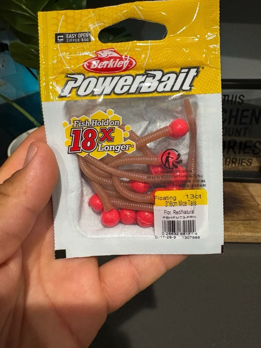 Berkley PowerBait 3" Floating Mice Tails Soft Fishing Bait.4 packs New. - Thumbnail 2