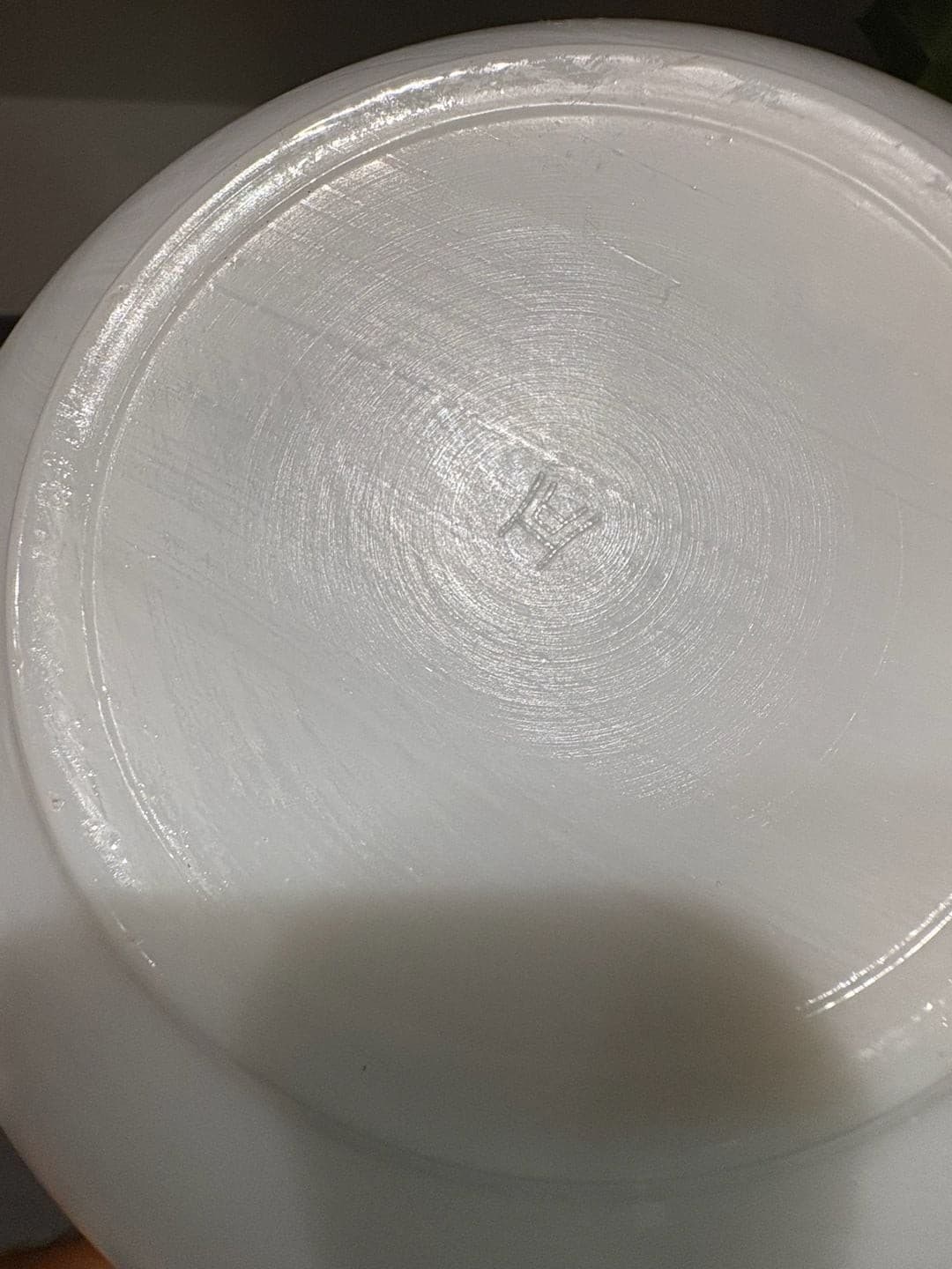 Vintage Hazel Atlas Tom and Jerry Milk Glass Christmas Punch Bowl Set with 6 Cup - Thumbnail 10