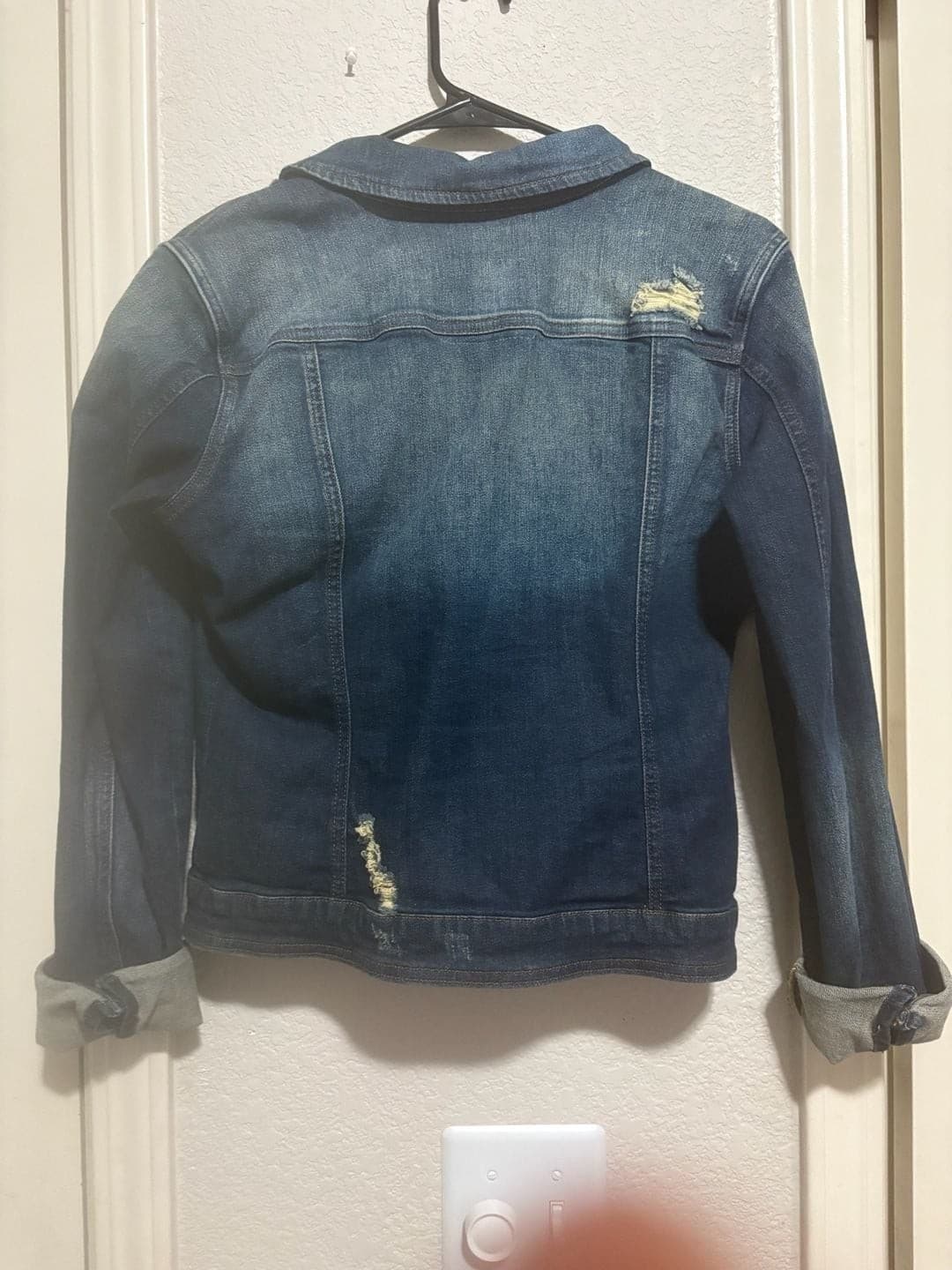 G by Guess Distressed Denim Jacket Size L - Thumbnail 4
