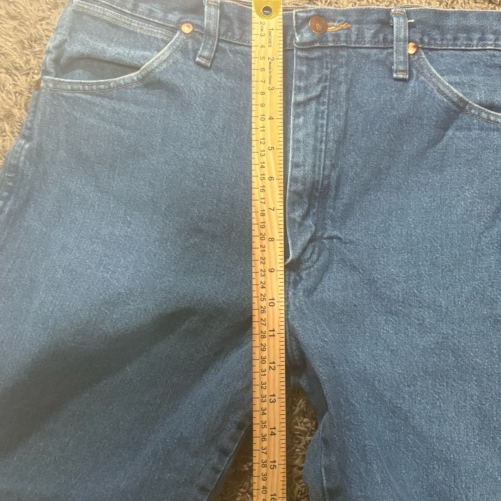 Wrangler 13MWZ Cowboy Cut Original Fit Jeans 35x34 - Thumbnail 8