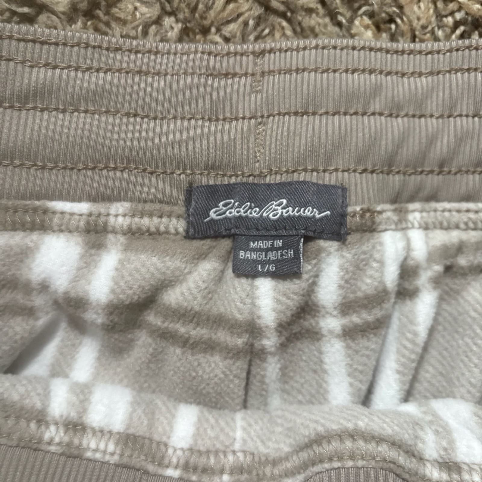 Eddie Bauer Fleece Lined Cargo Pants Size L/G - Thumbnail 6