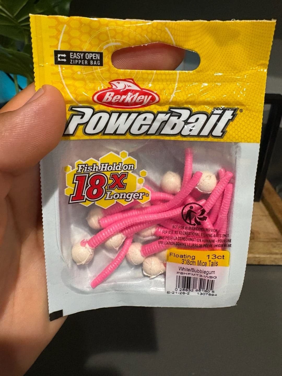 Berkley PowerBait 3" Floating Mice Tails Soft Fishing Bait.4 packs New. - Thumbnail 4
