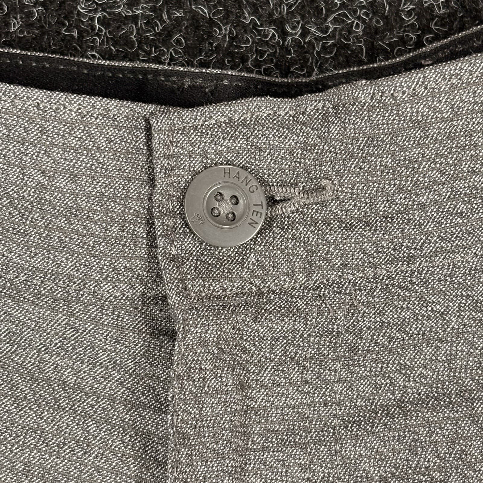 Hang Ten Men's Hybrid Heathered Flat Front Shorts Size 40 Gray - Thumbnail 4