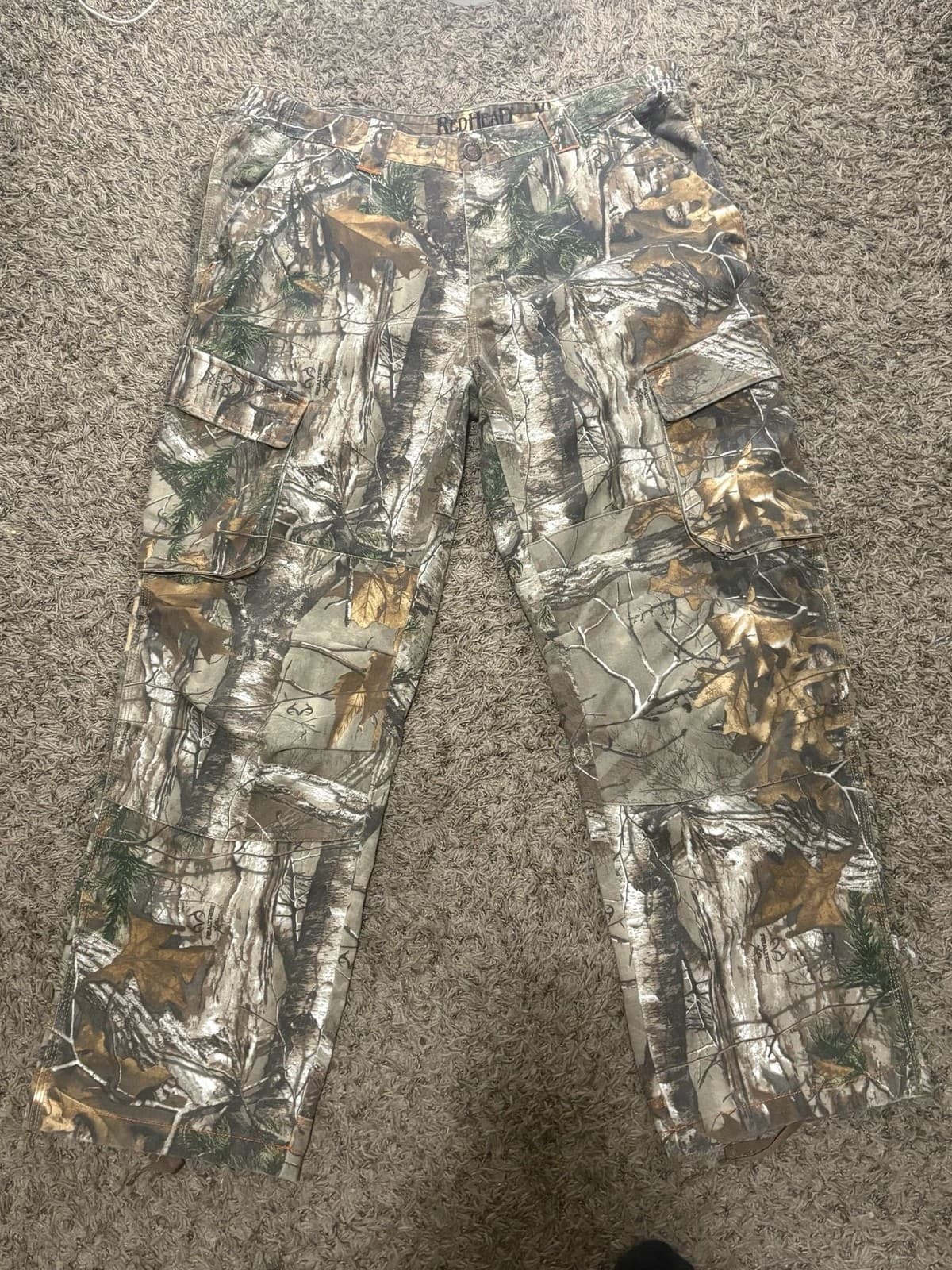RedHead Silent-Hide Realtree Camo Cargo Pants Size XL