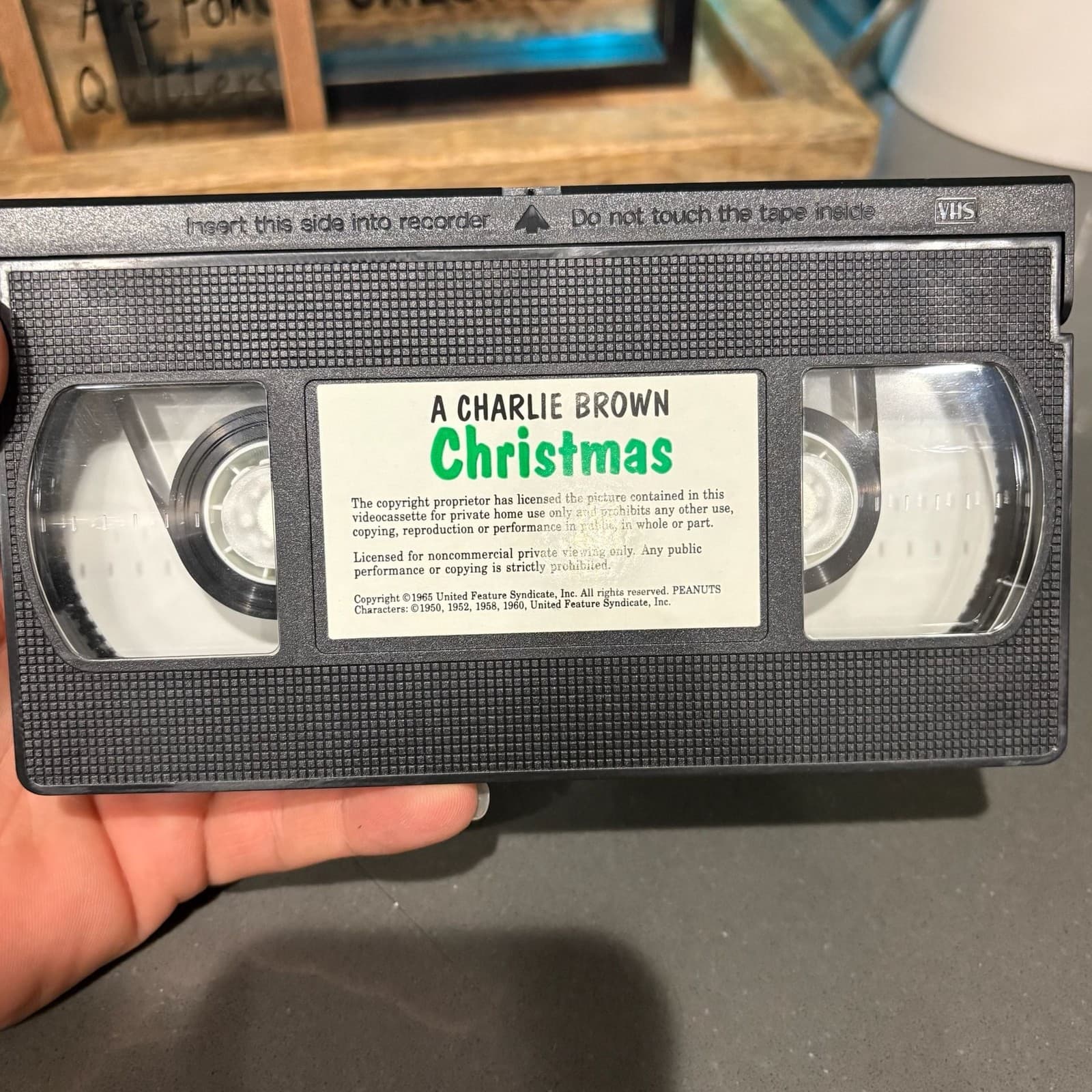 A Charlie Brown Christmas Vintage VHS Tape - Thumbnail 4