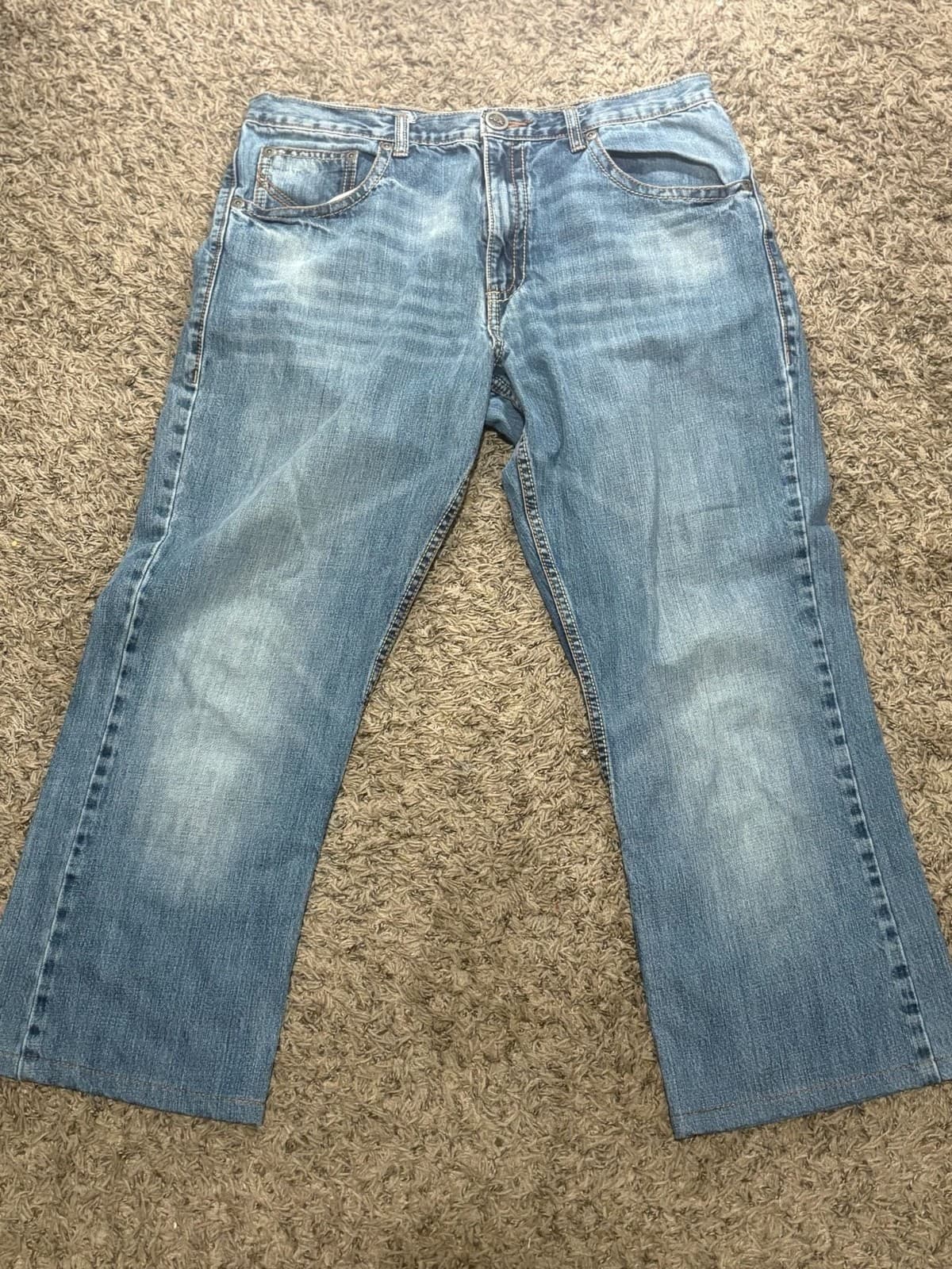 Wrangler 20X Jeans 34x38 Men's Denim Medium Wash Cowboy Western 01MWXDB - Thumbnail 10
