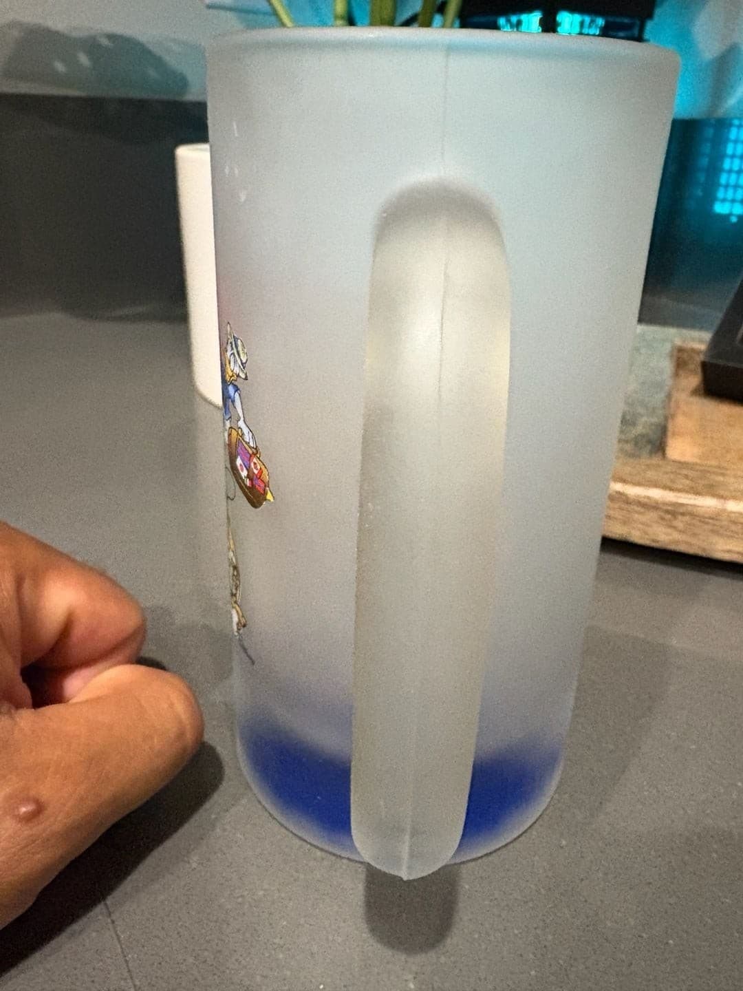 Disneyland 1999 Commemorative Frosted Glass Beer Stein Mug - Thumbnail 8