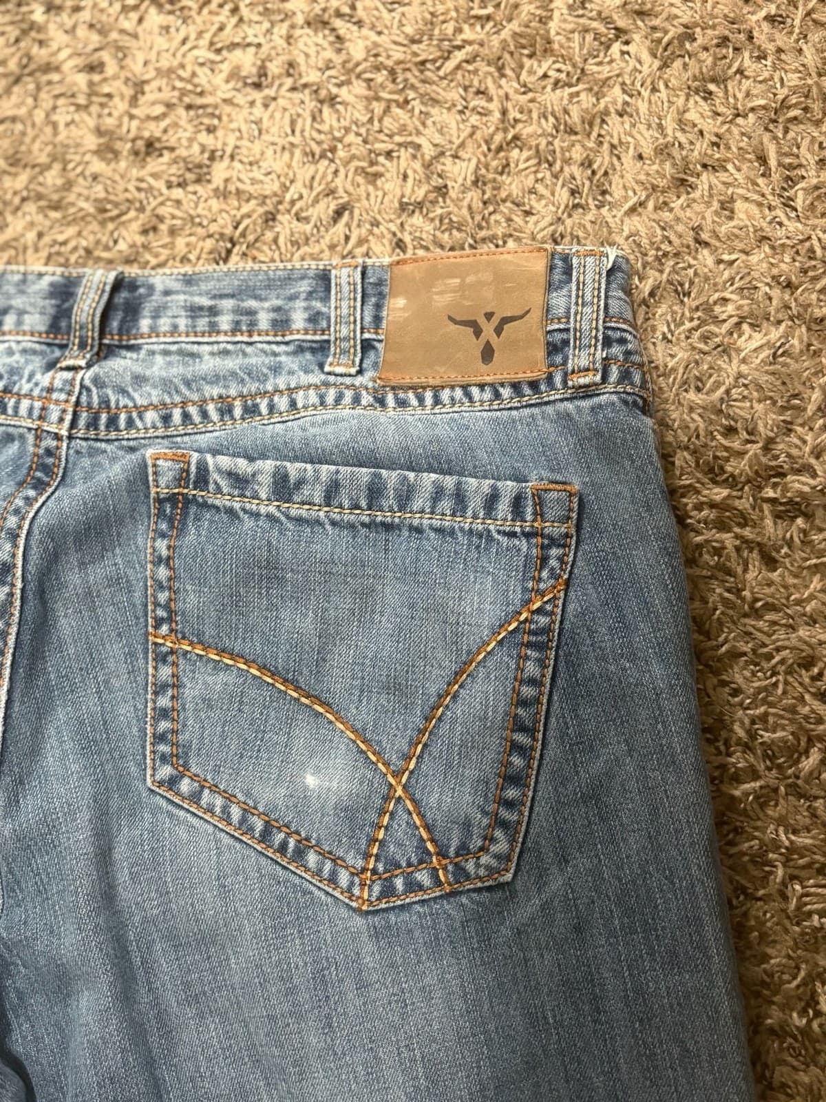 Wrangler 20X Jeans 34x38 Men's Denim Medium Wash Cowboy Western 01MWXDB - Thumbnail 3