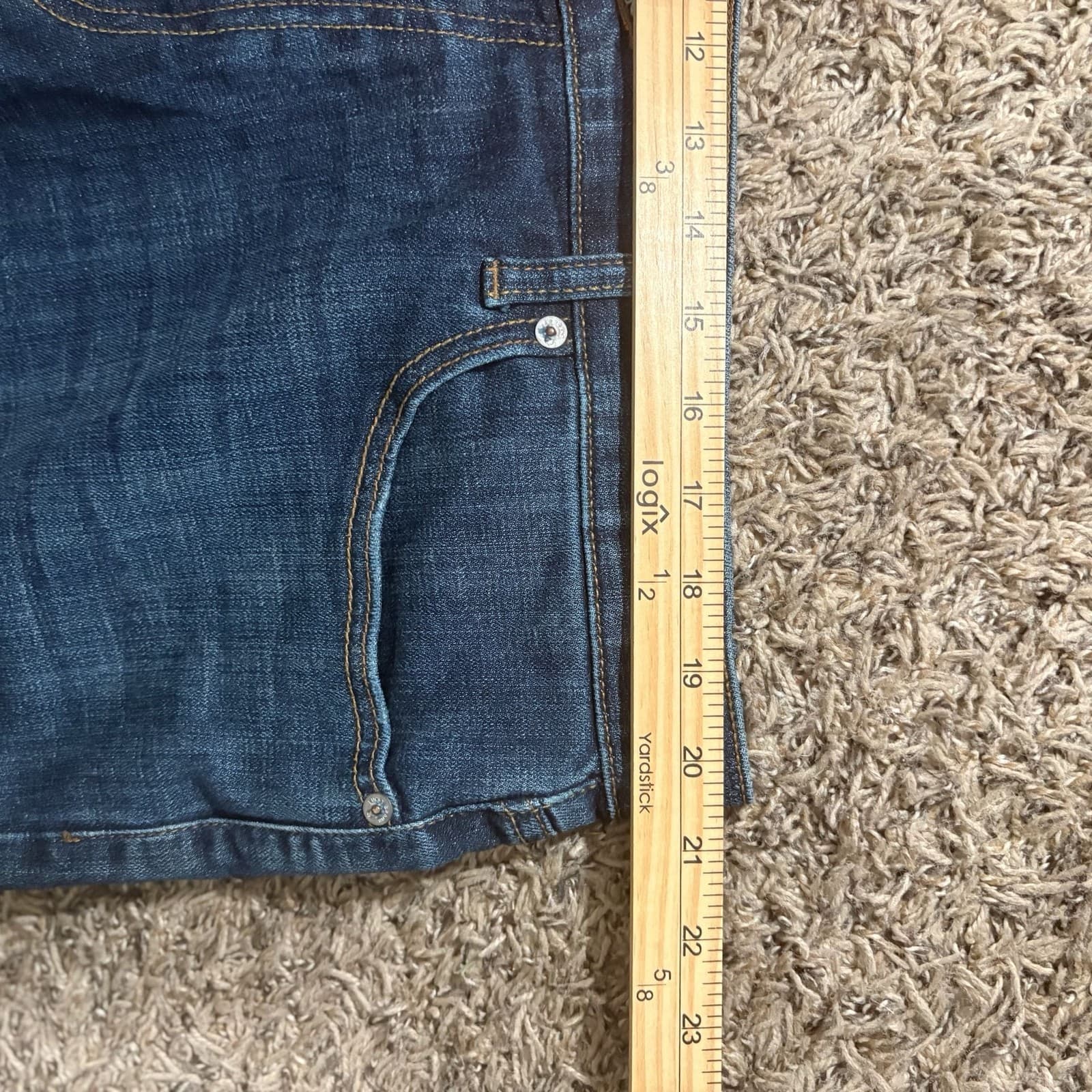 Lucky Brand Straight Leg Jeans 40x32 - Thumbnail 6
