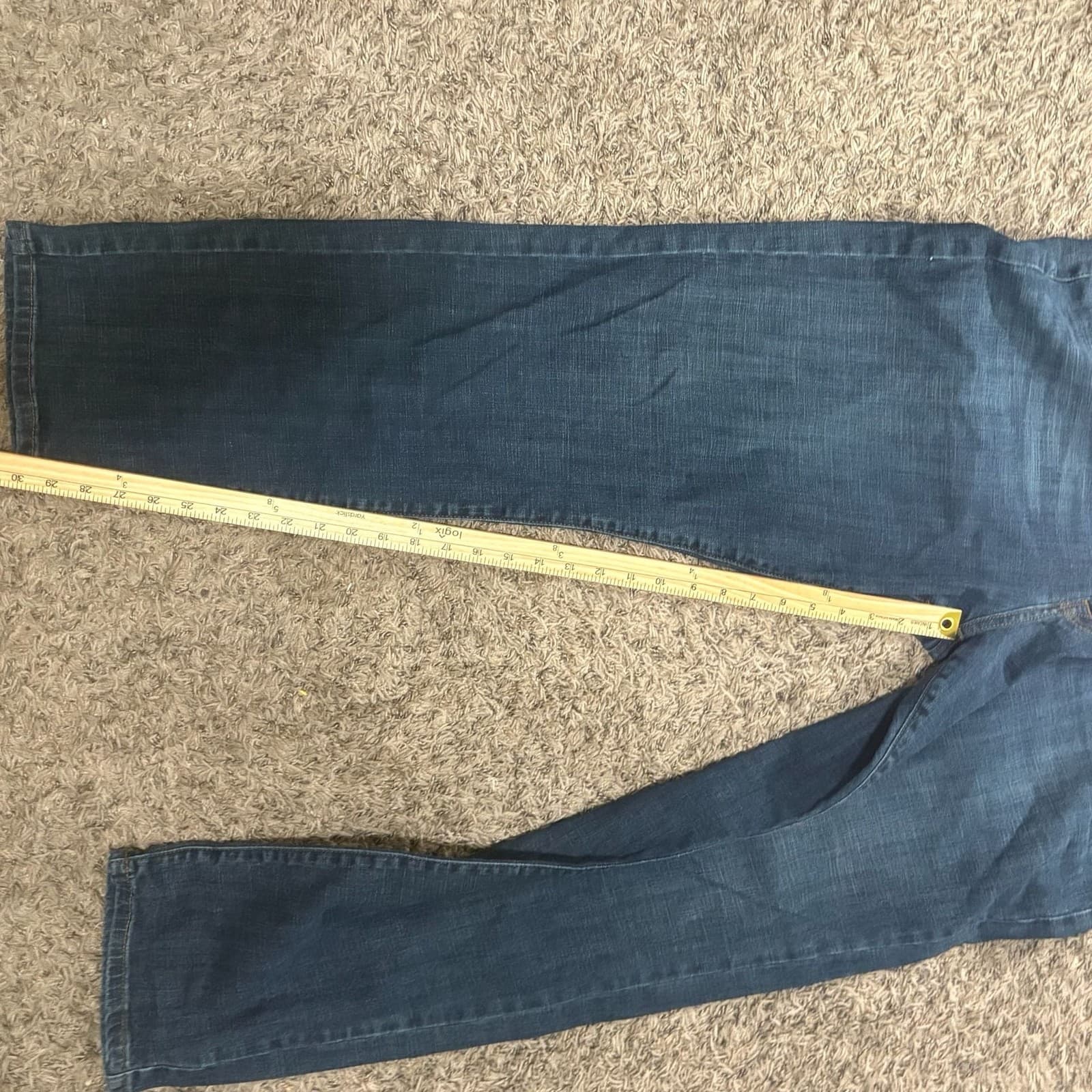 Lucky Brand Straight Leg Jeans 40x32 - Thumbnail 4
