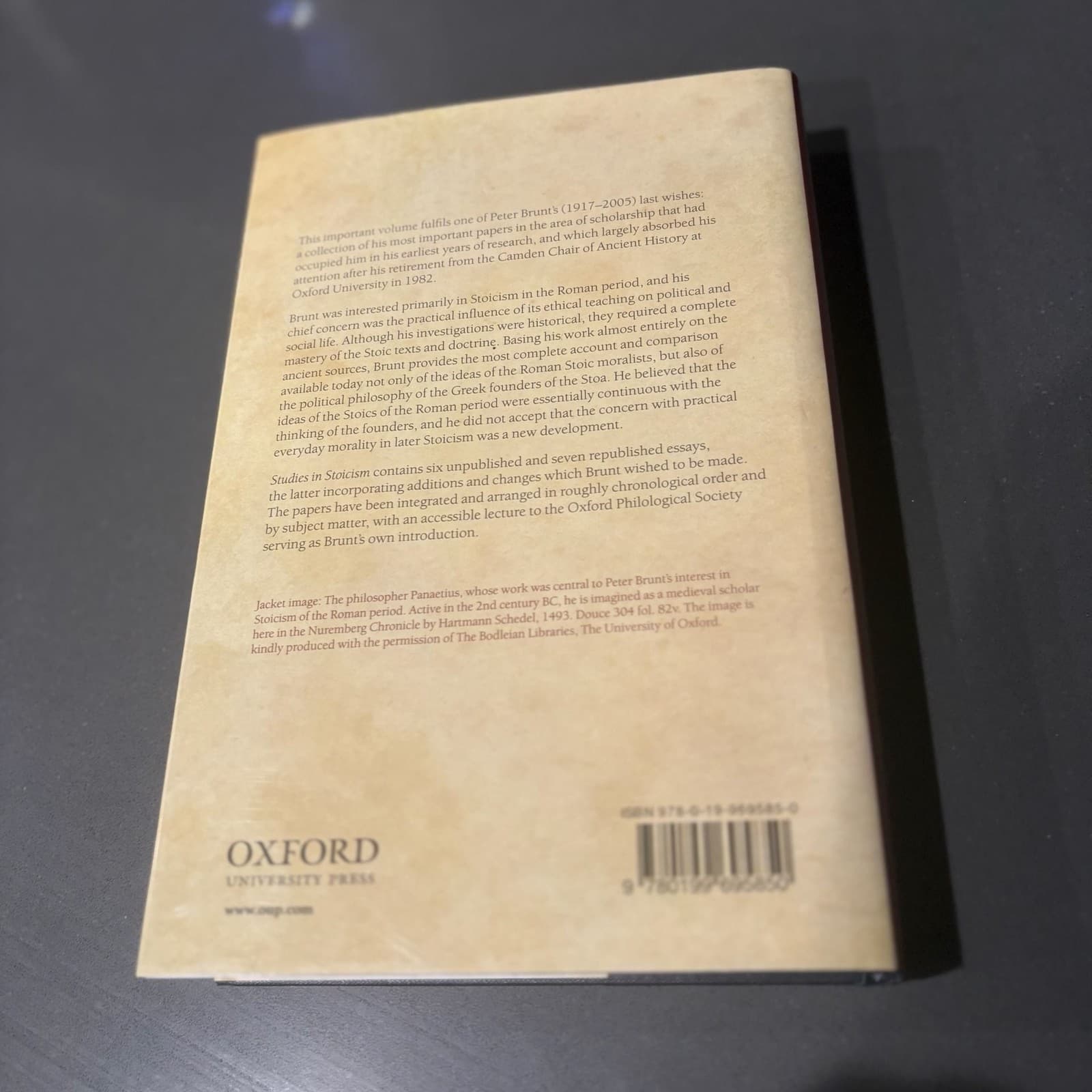 Studies in Stoicism by P. A. Brunt (Oxford University Press) - Thumbnail 2