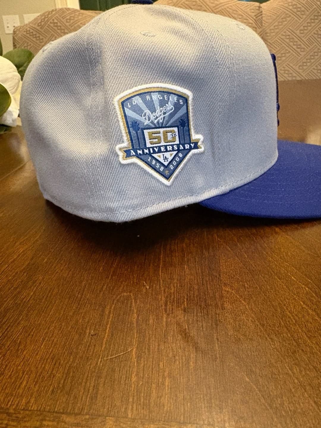 New Era Los Angeles Dodgers 50th Anniversary 1958-2008 Fitted Hat - Thumbnail 5