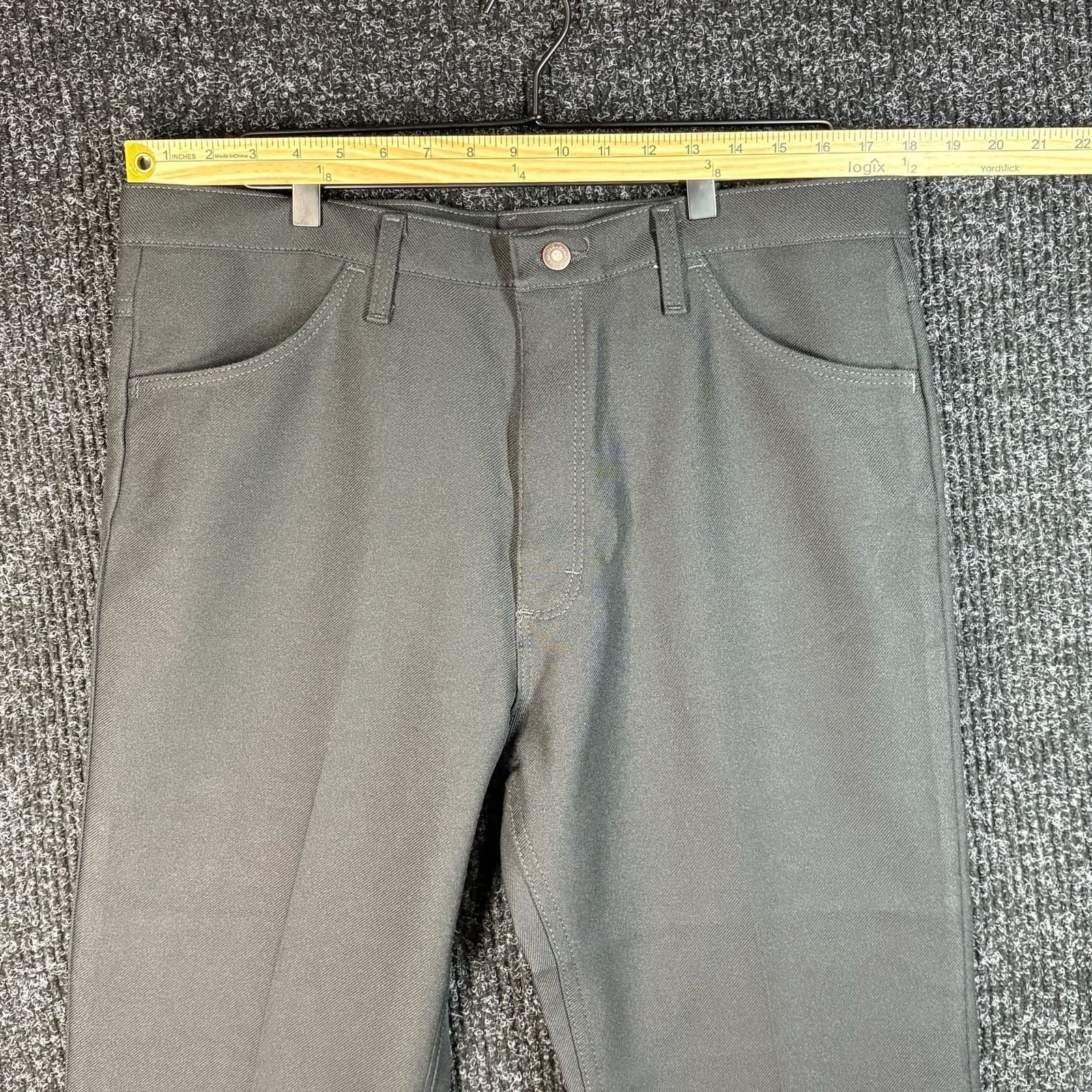 Wrangler Men's Gray Polyester Western Dress Pants, Size 38x30 - Thumbnail 4