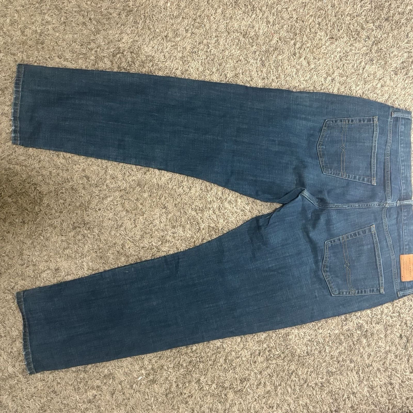 Lucky Brand Straight Leg Jeans 40x32 - Thumbnail 2