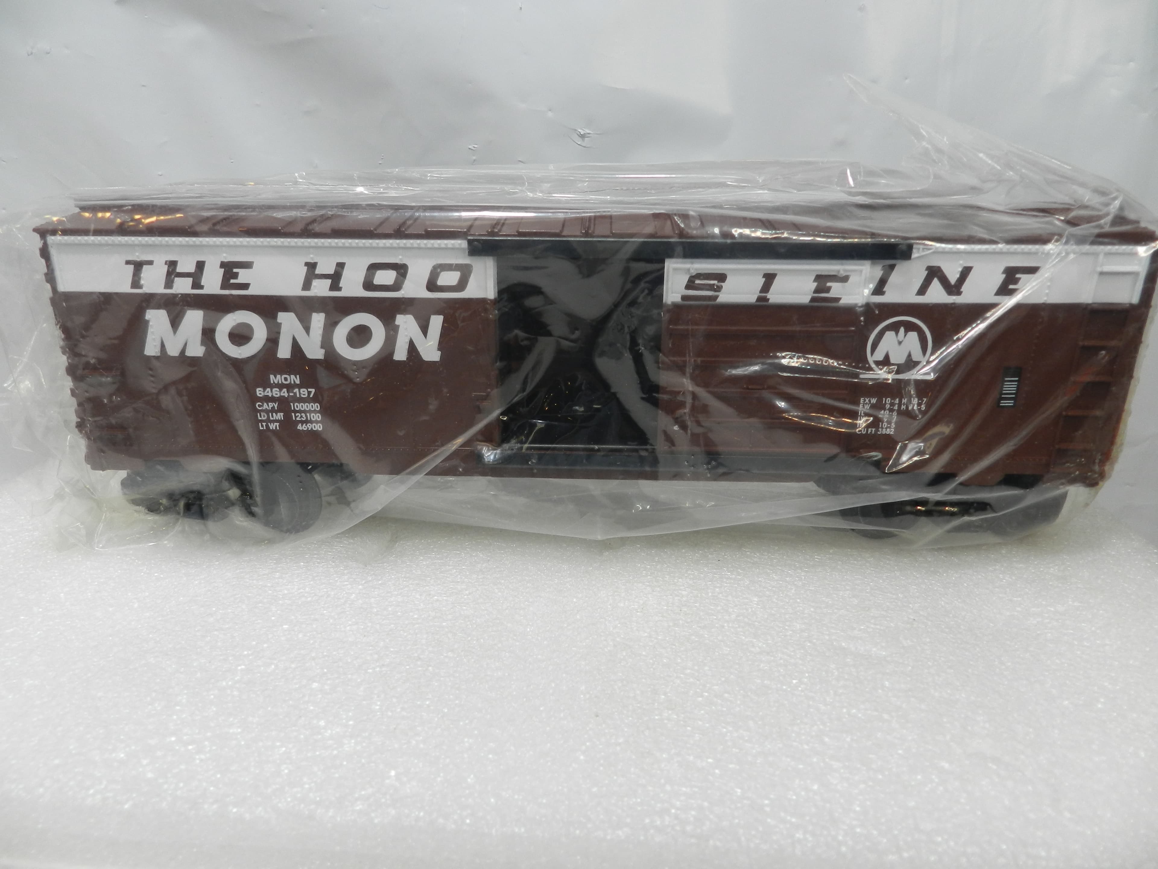 Vintage Lionel 6-19289 O Gauge Monon Hoosier Line 6464 Boxcar #6464-197  (P55K) - Thumbnail 6