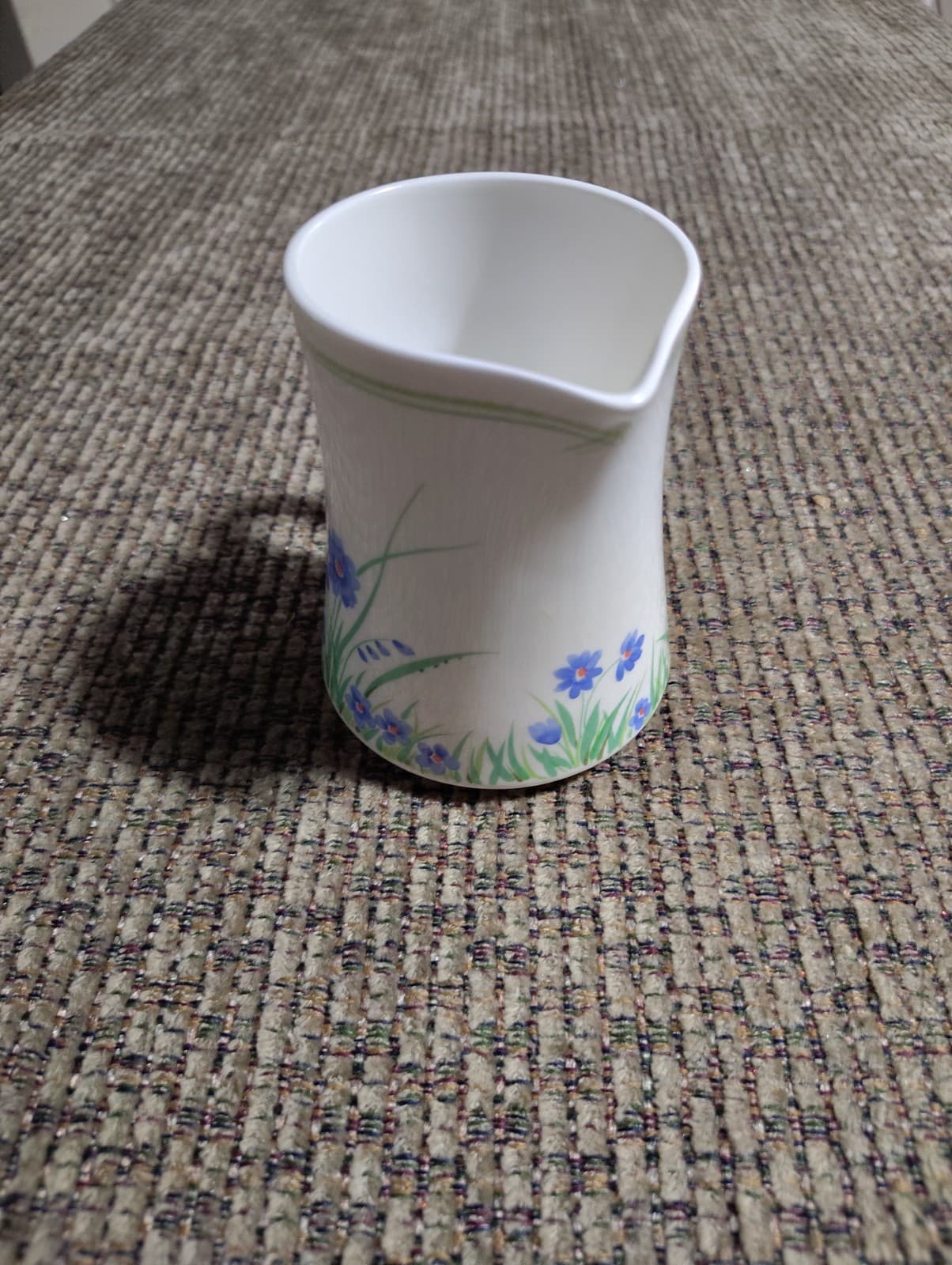 Vintage Mikasa Ultra Ceram Bone China Cream Pitcher Spring Flowers - Thumbnail 3