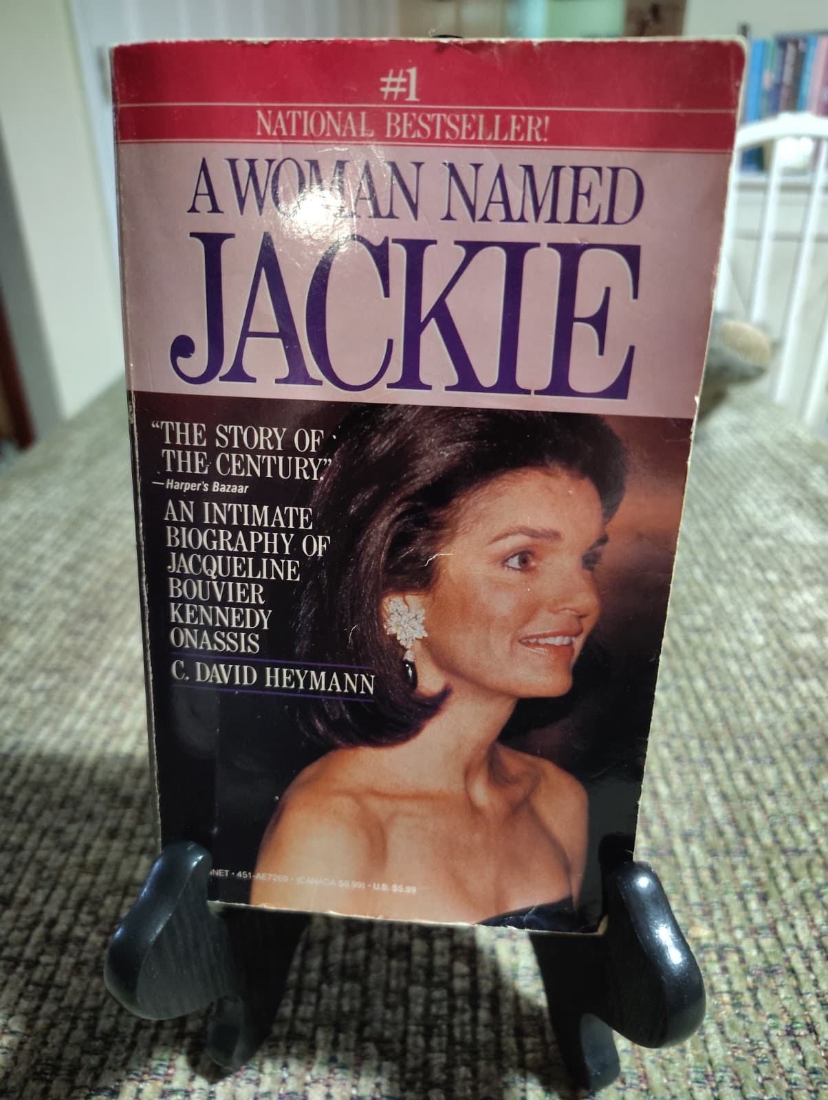 📖 A Woman Named Jackie Book by C. David Heymann | Paperback 📖