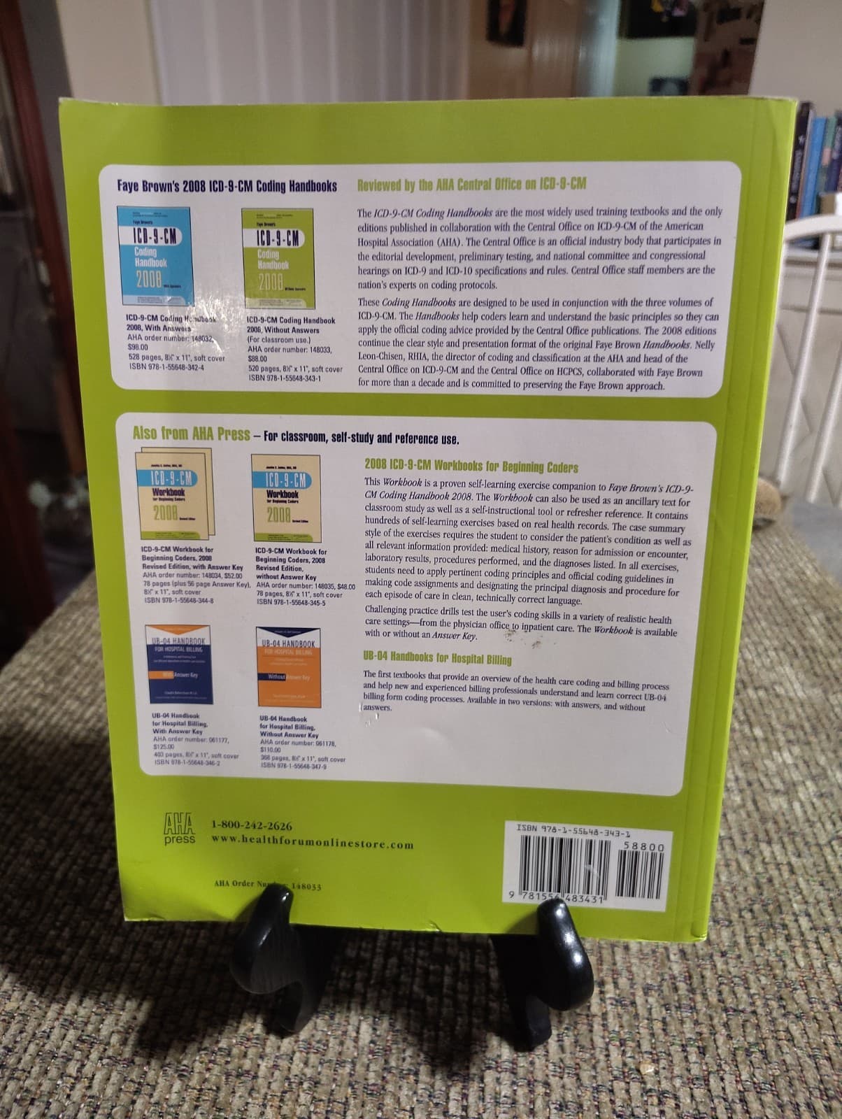Faye Brown's Coding Handbooks Ser. ICD-9-CM Coding Handbook Without Answers 2008 - Thumbnail 2