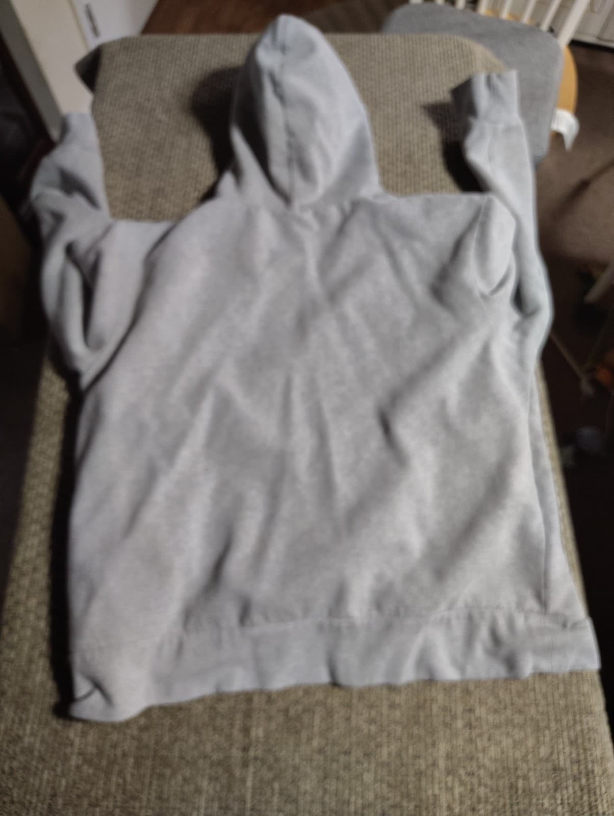 HALLMARK CHANNEL #1 Fan Hooded Sweatshirt Gray with Plaid lining and Truck Print - Thumbnail 7