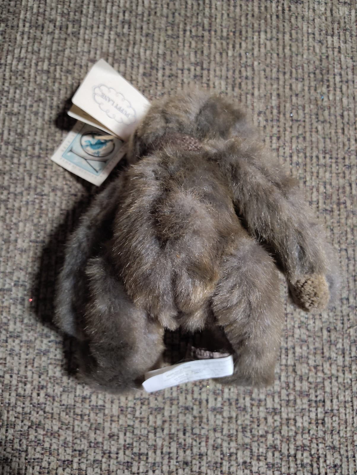 Puffy Lane Color Rich Limited Plush Teddy Bear.Heirloom Collection. Cute Bow. - Thumbnail 4
