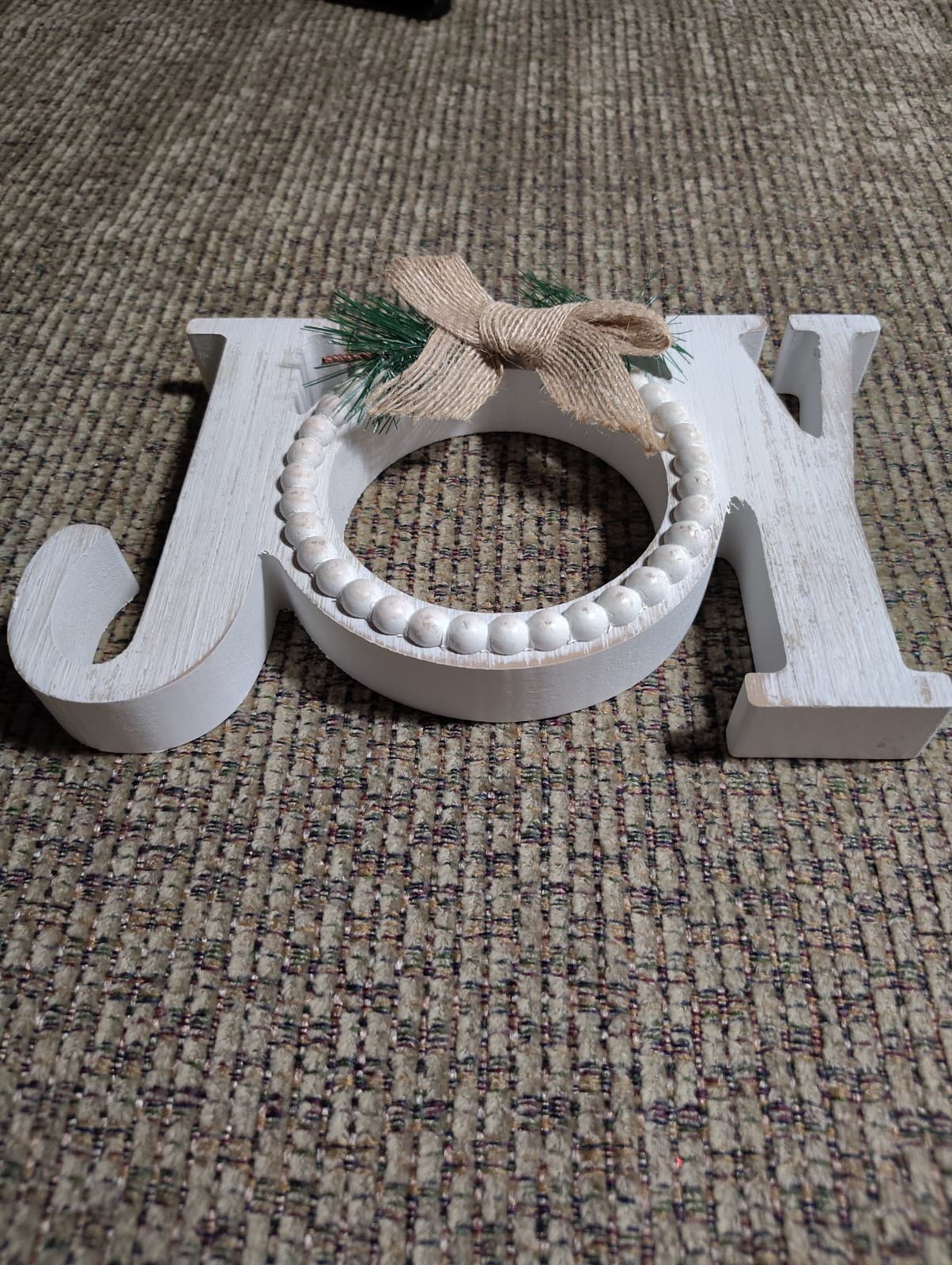 Hand Crafted Distressed Painted Christmas Decor - Thumbnail 2