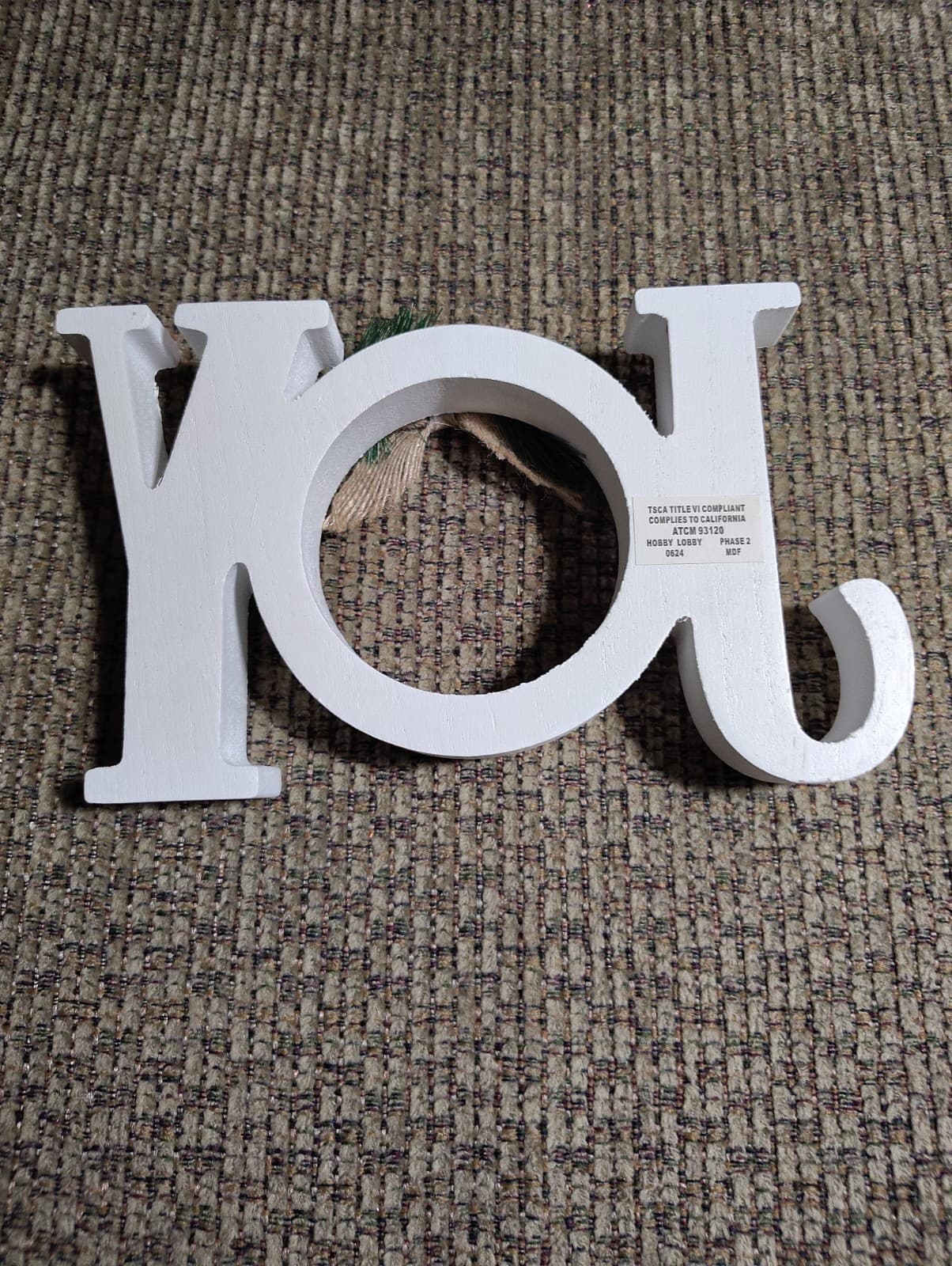 Hand Crafted Distressed Painted Christmas Decor - Thumbnail 3