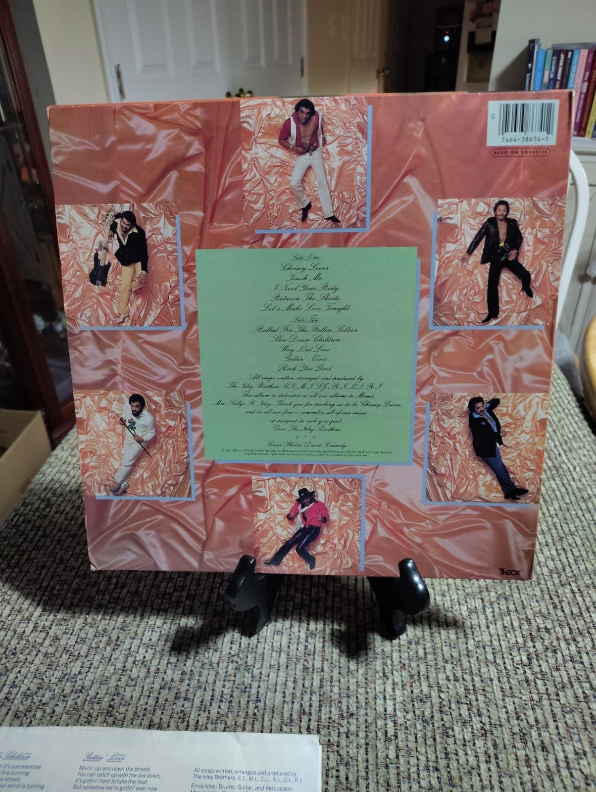 The Isley Brothers "Between The Sheets" NEAR MINT Vinyl LP 33 RPM First Pressing - Thumbnail 6
