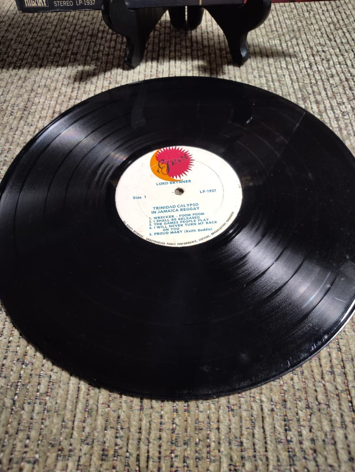 EX Rare LP: Lord Brynner on Hilary 1937 - Trinidad Calypso In Jamaica Reggay - Thumbnail 2