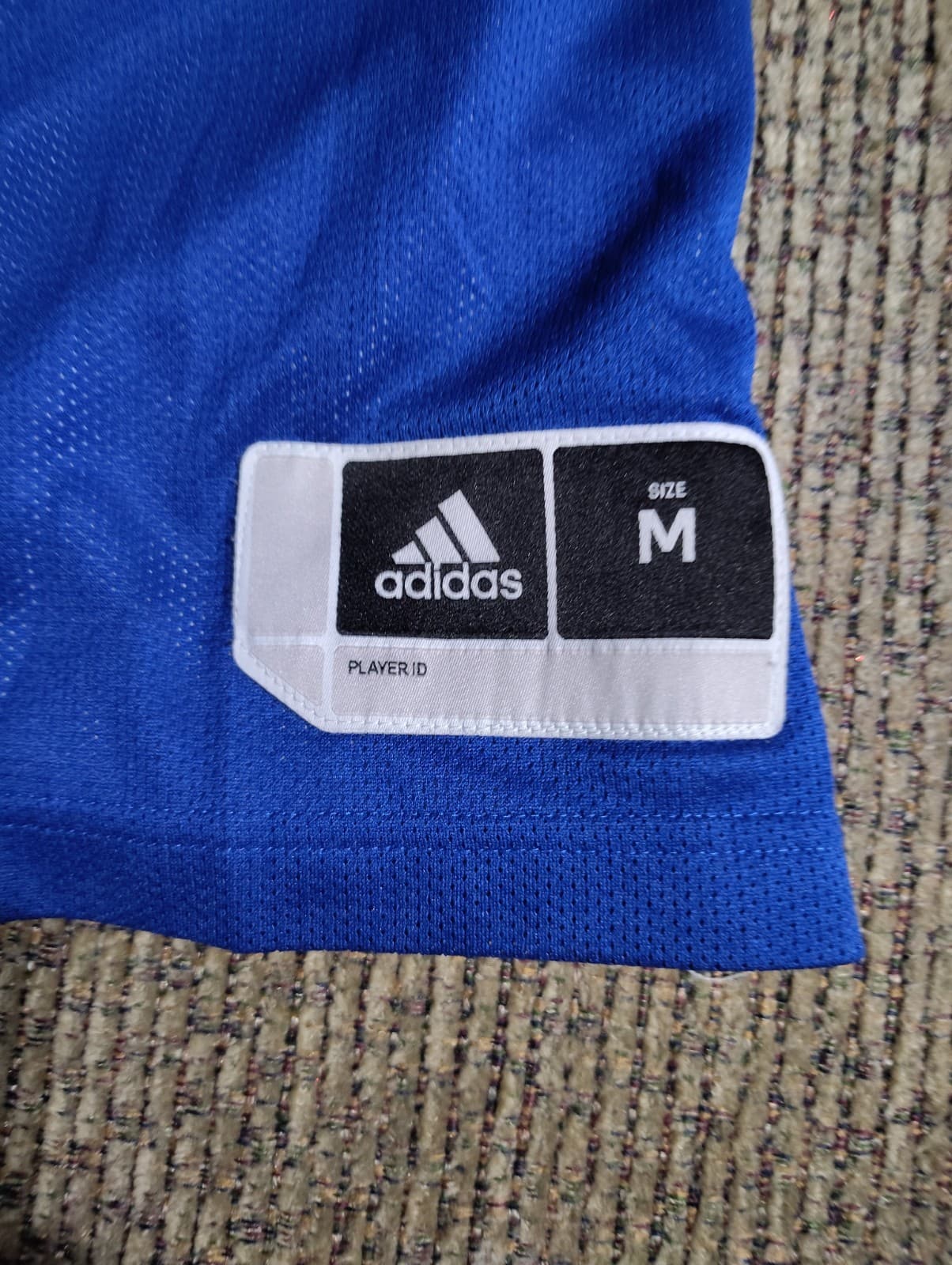 Adidas Men's Crazy Explosive Reversible Basketball Jersey Blue/White - Thumbnail 2