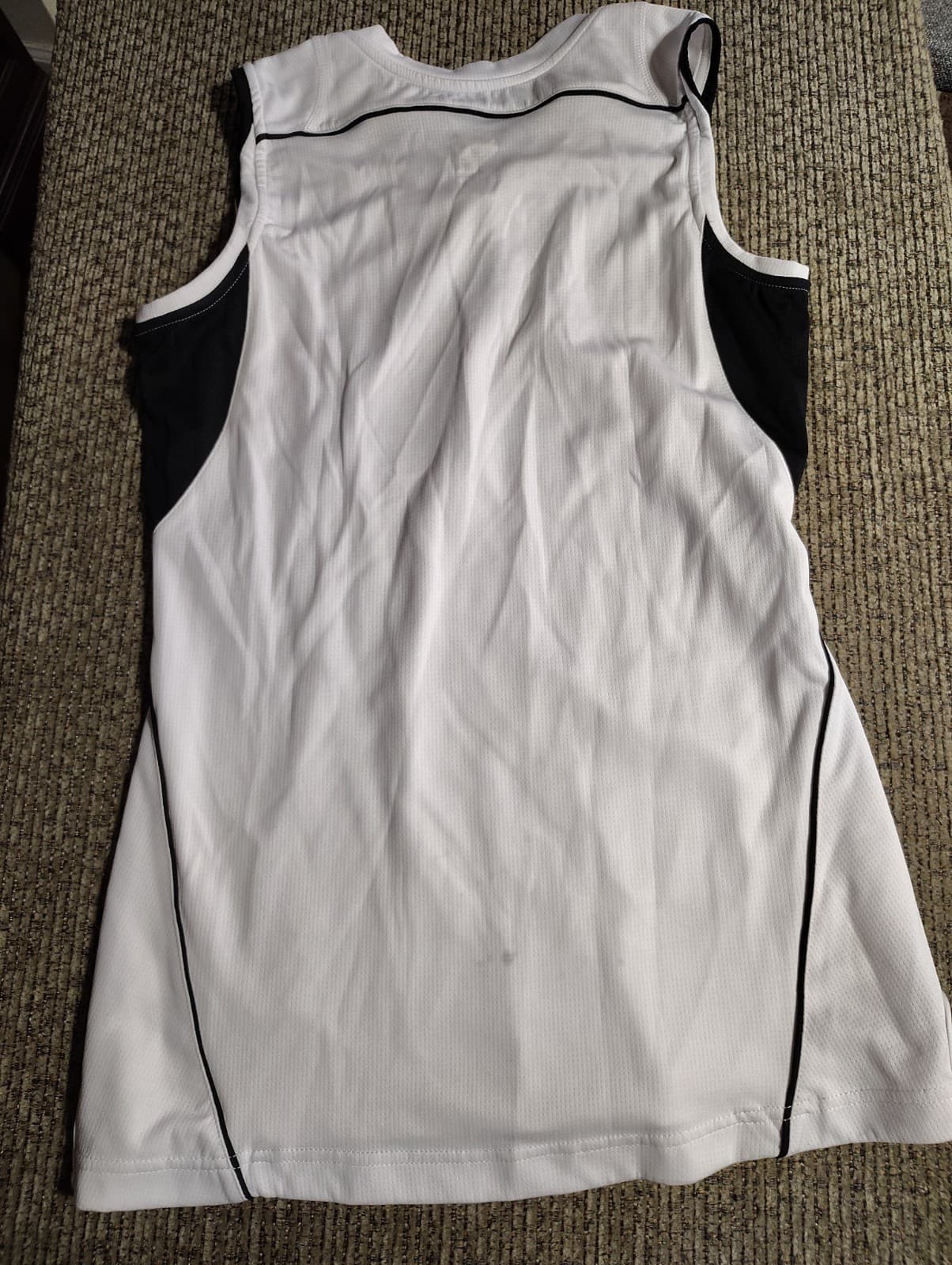 Vtg East Bay Gear All Star Dynamic 2019 Size Small Tank Top White And Black - Thumbnail 6