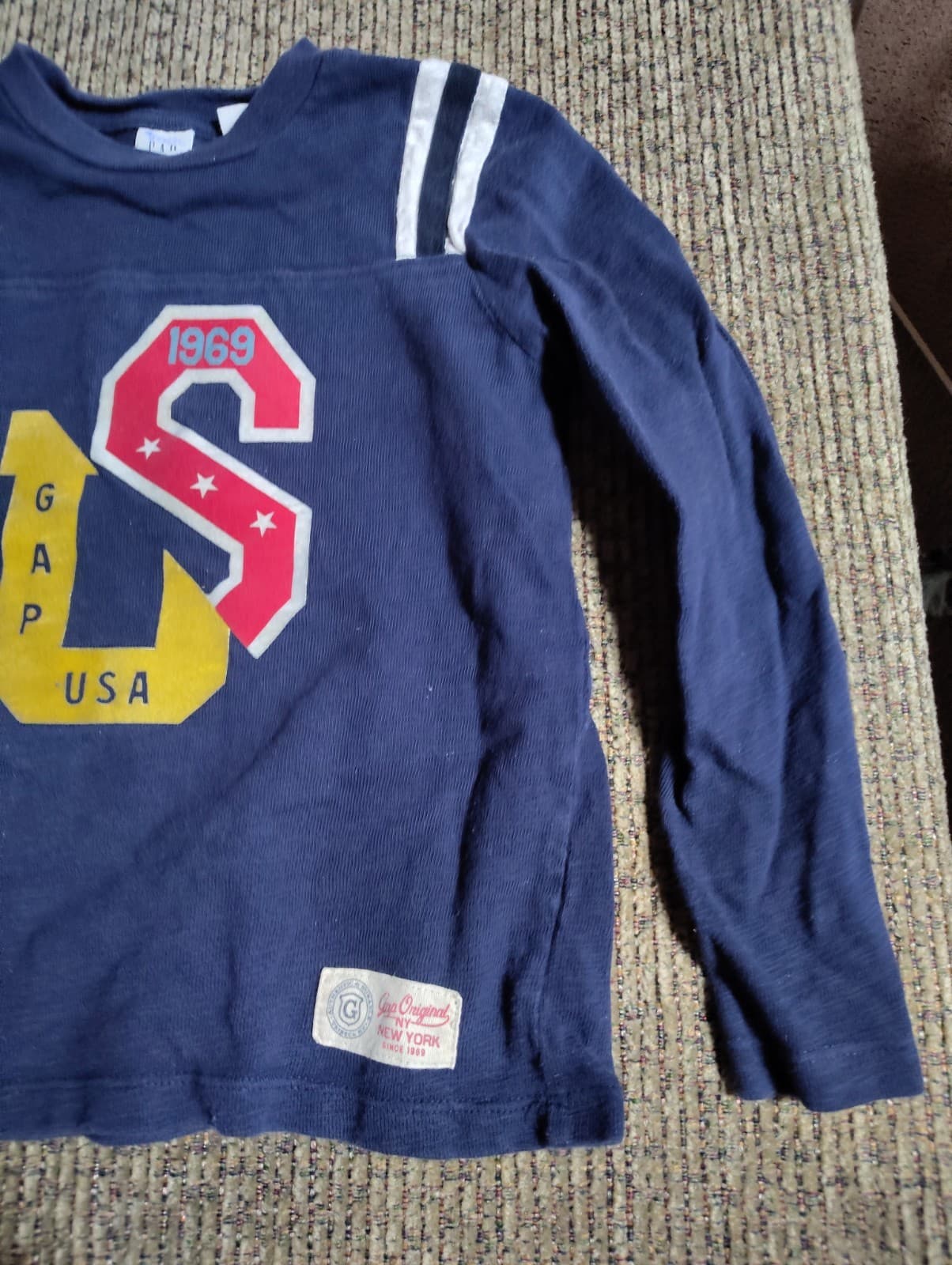 Gap Kids- Navy Blue- Boys Size Small- Long Sleeve Shirt - Thumbnail 3