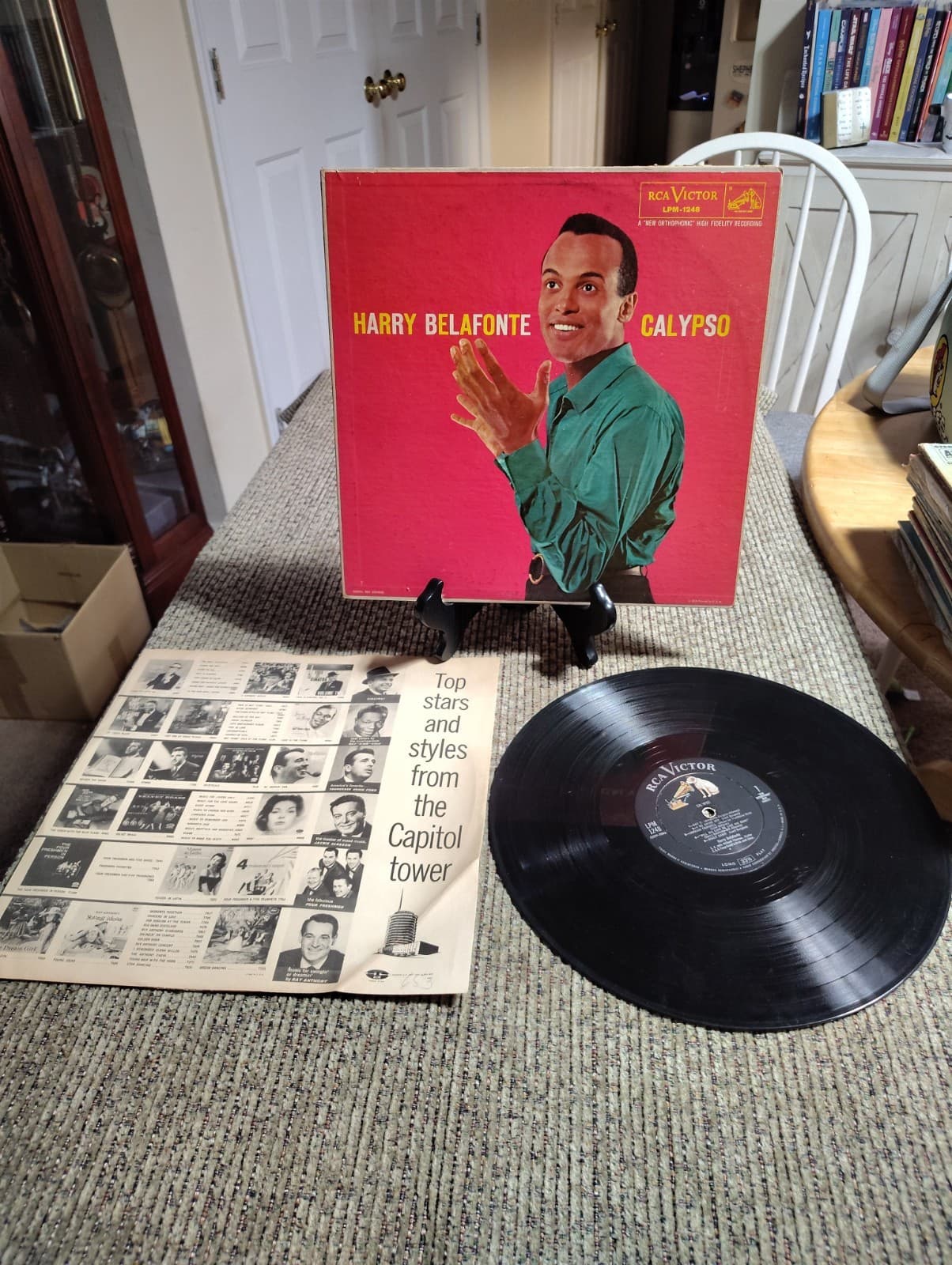 Harry Belafonte - Calypso (1956 Vinyl LP, RCA Victor) Historic Million-Seller