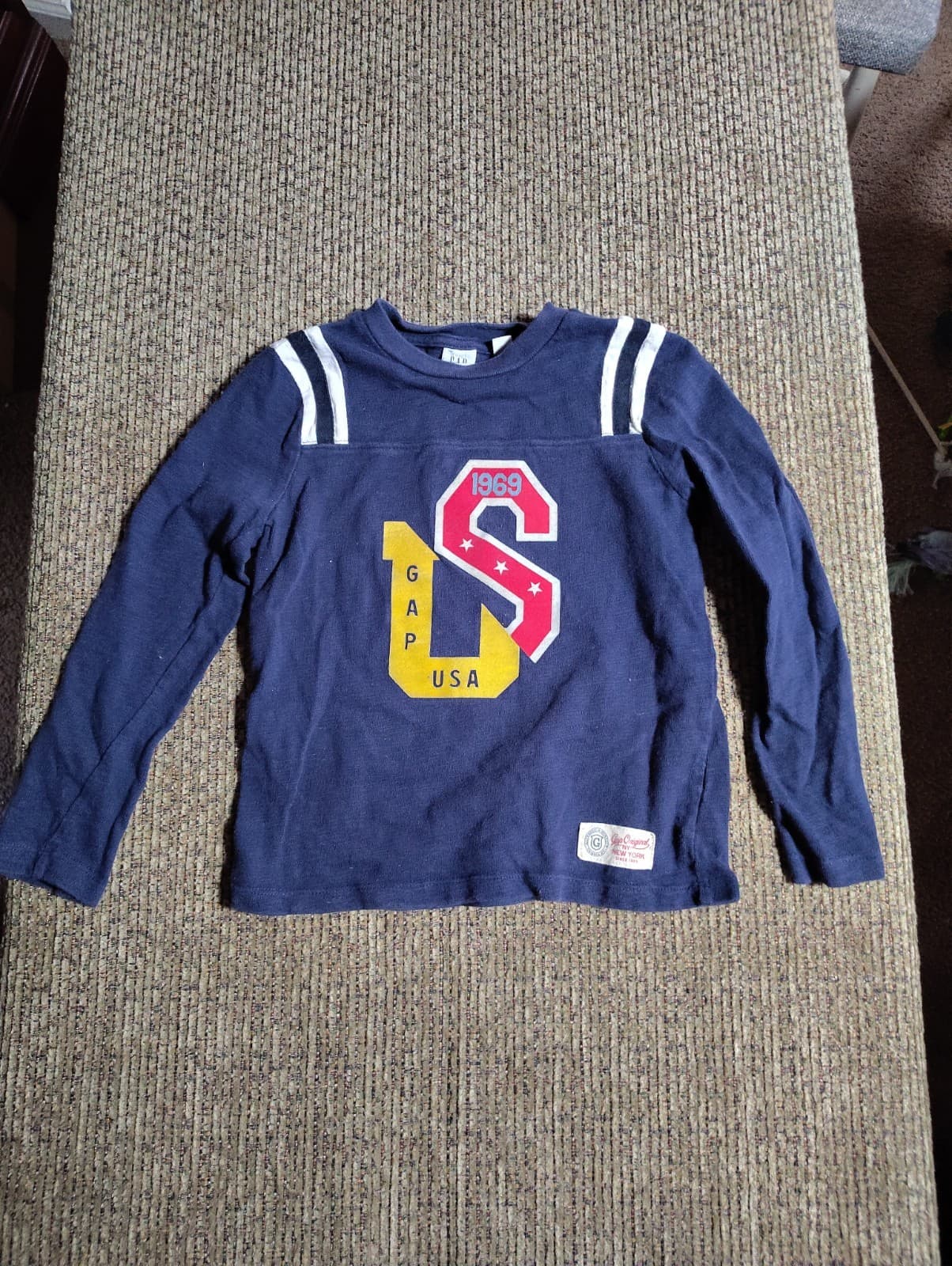 Gap Kids- Navy Blue- Boys Size Small- Long Sleeve Shirt