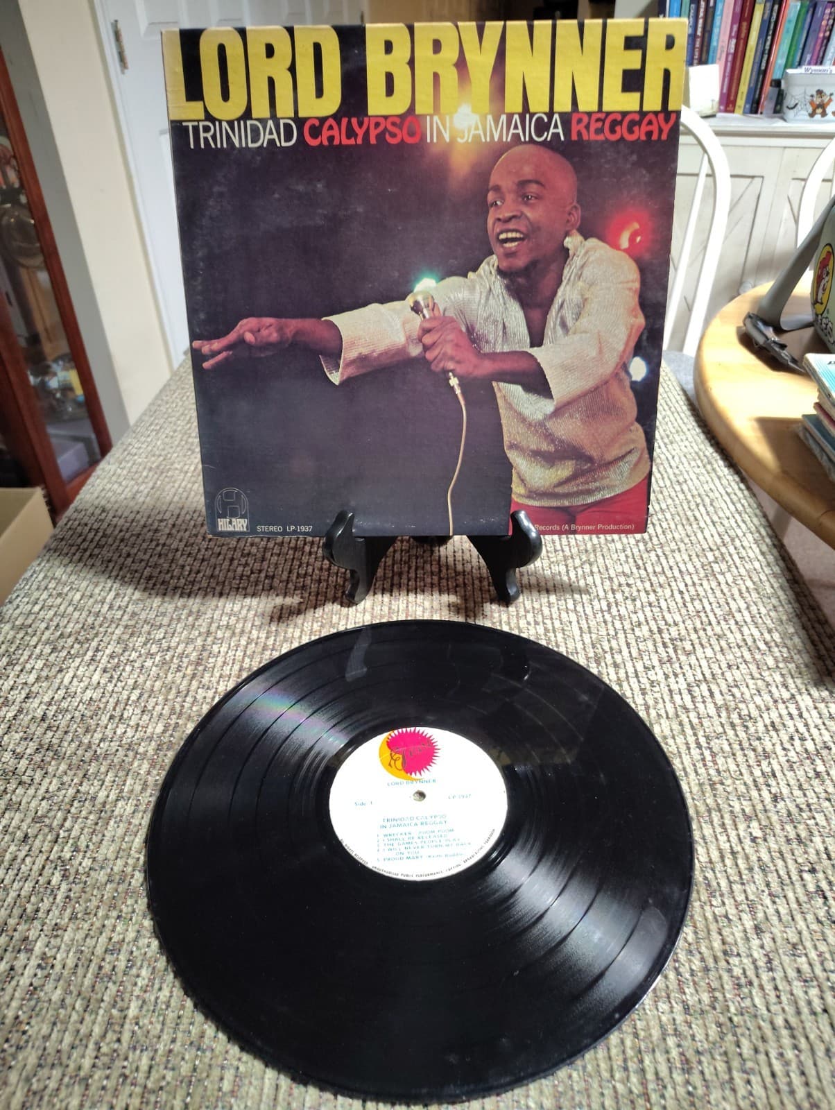 EX Rare LP: Lord Brynner on Hilary 1937 - Trinidad Calypso In Jamaica Reggay