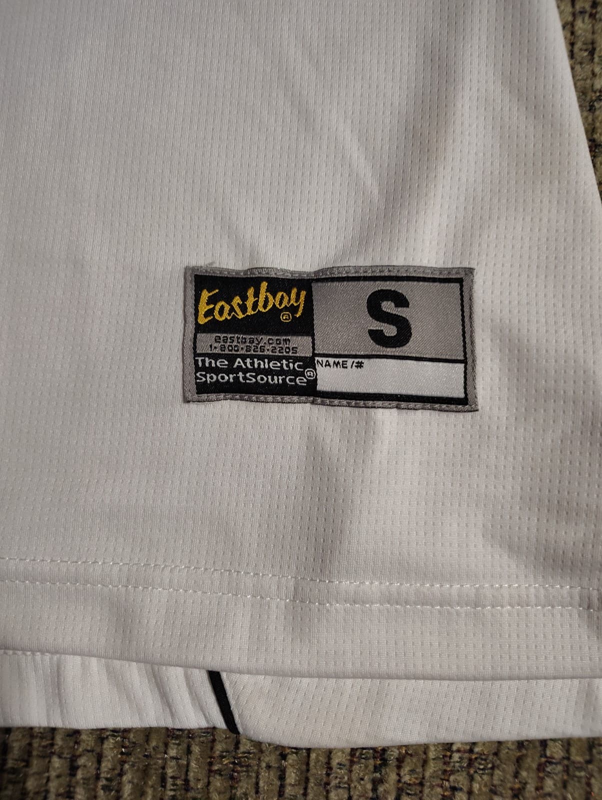 Vtg East Bay Gear All Star Dynamic 2019 Size Small Tank Top White And Black - Thumbnail 2