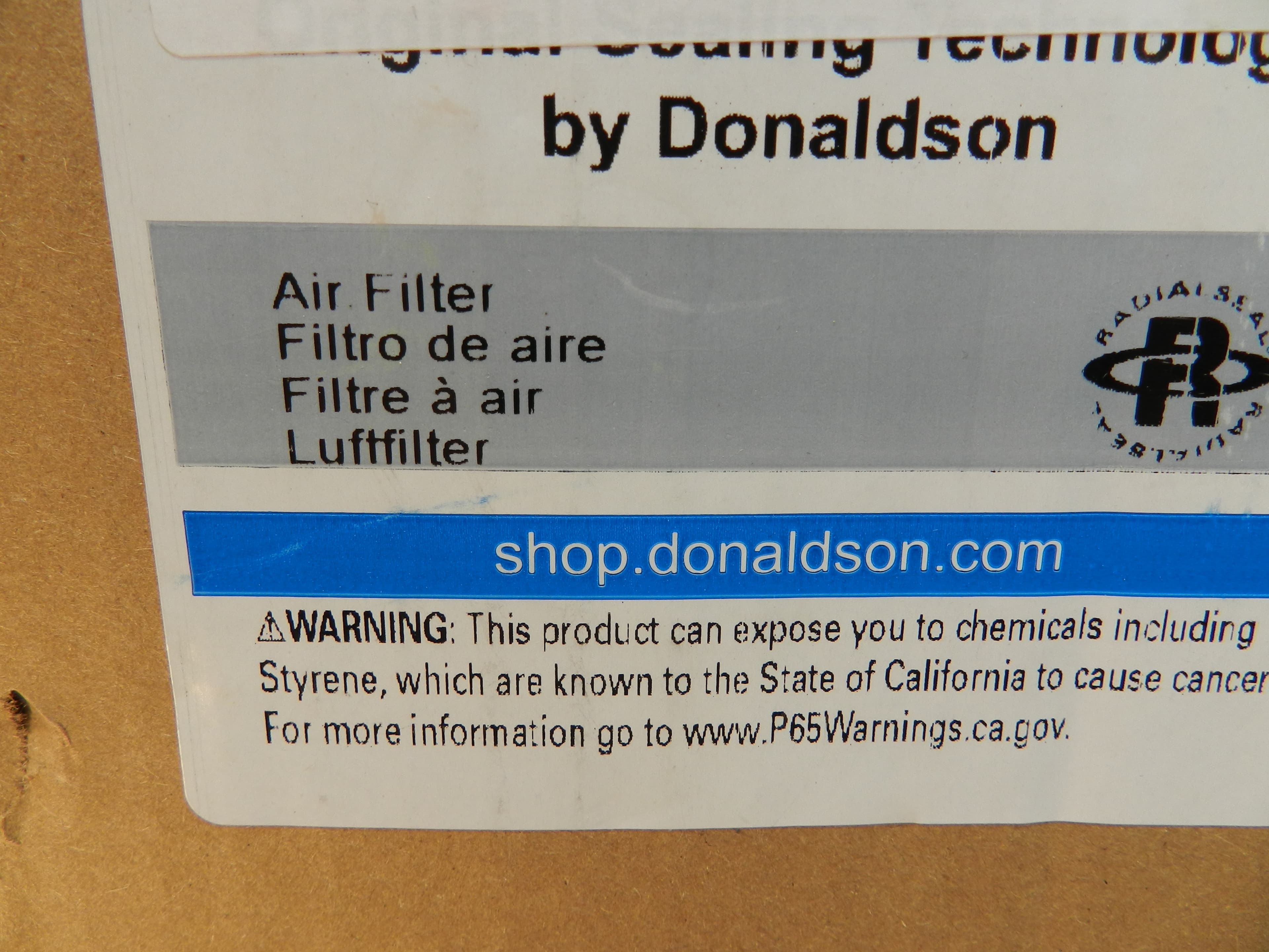 P828889 Donaldson Air Filter, Primary Radial Seal  (P62K) - Thumbnail 3