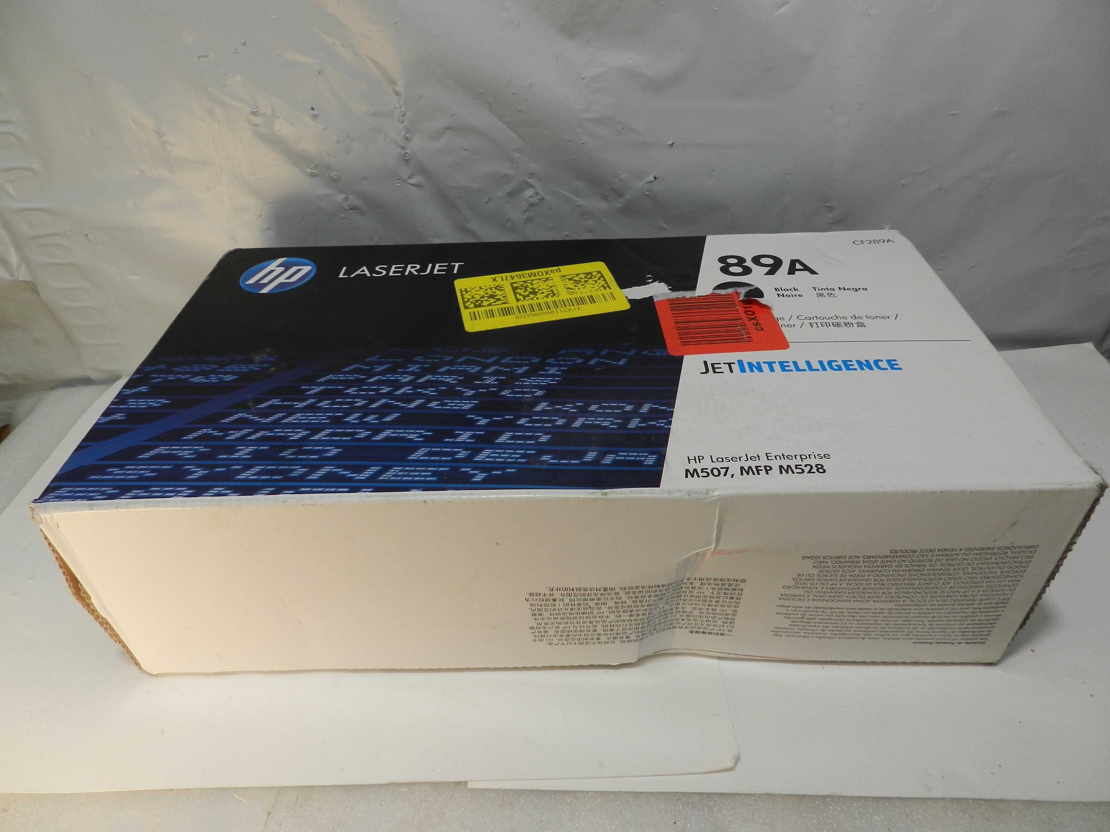 HP 89A CF289A Black Toner Cartridge Genuine OEM LaserJet Standard Yield (P65K) - Thumbnail 5