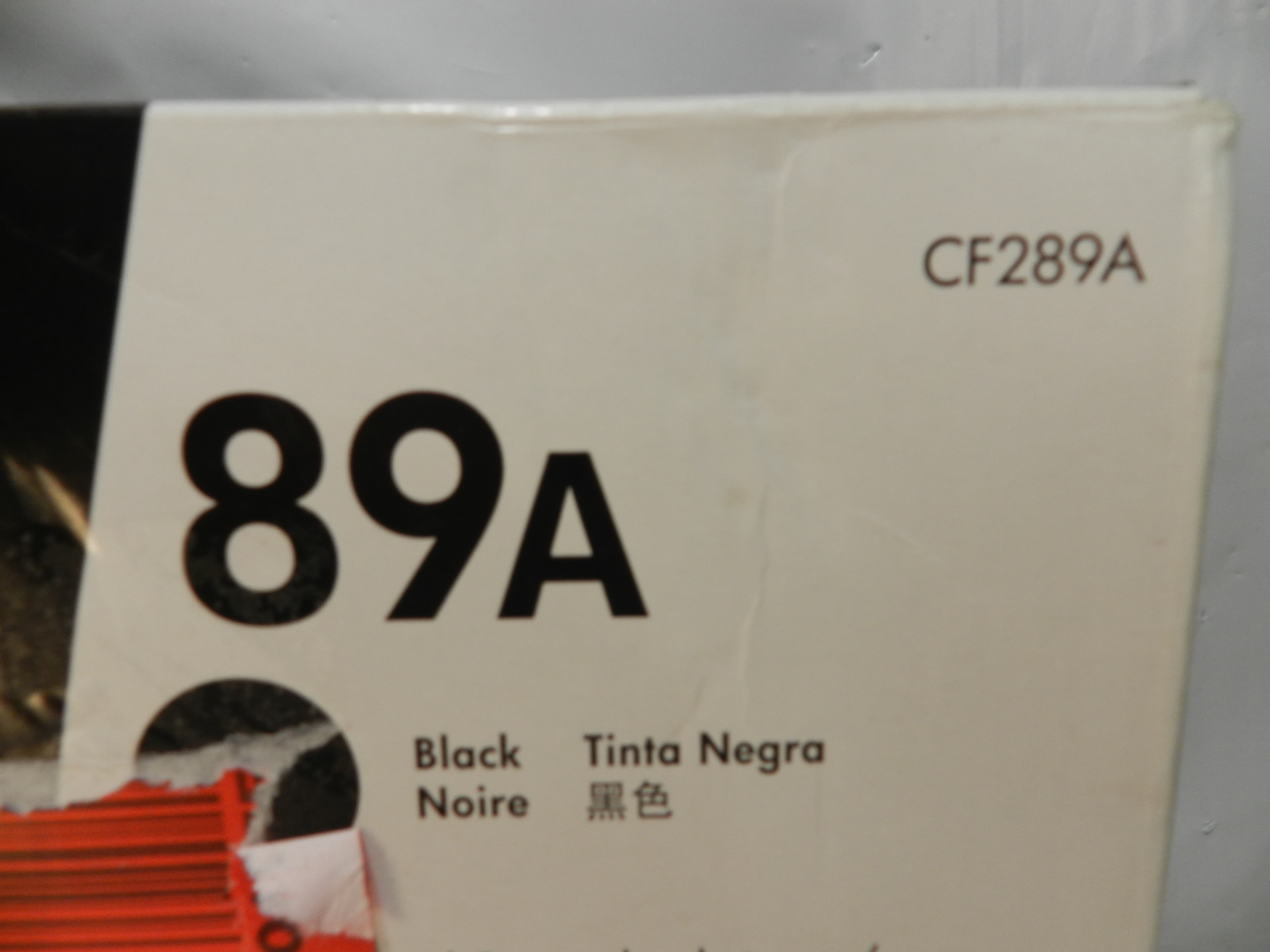 HP 89A CF289A Black Toner Cartridge Genuine OEM LaserJet Standard Yield (P65K) - Thumbnail 2
