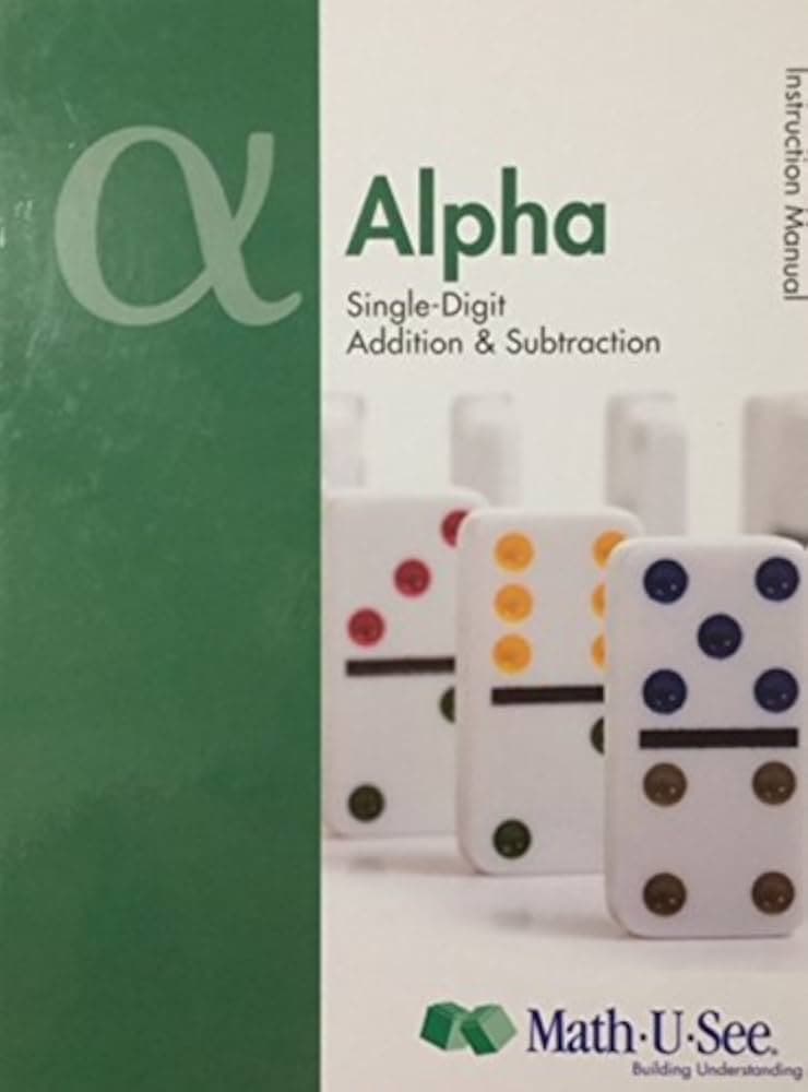 Math-u-see Alpha Instruction Pack (Hardcover, Includes DVD) Steven P. Demme [Used - Good] - Thumbnail 2